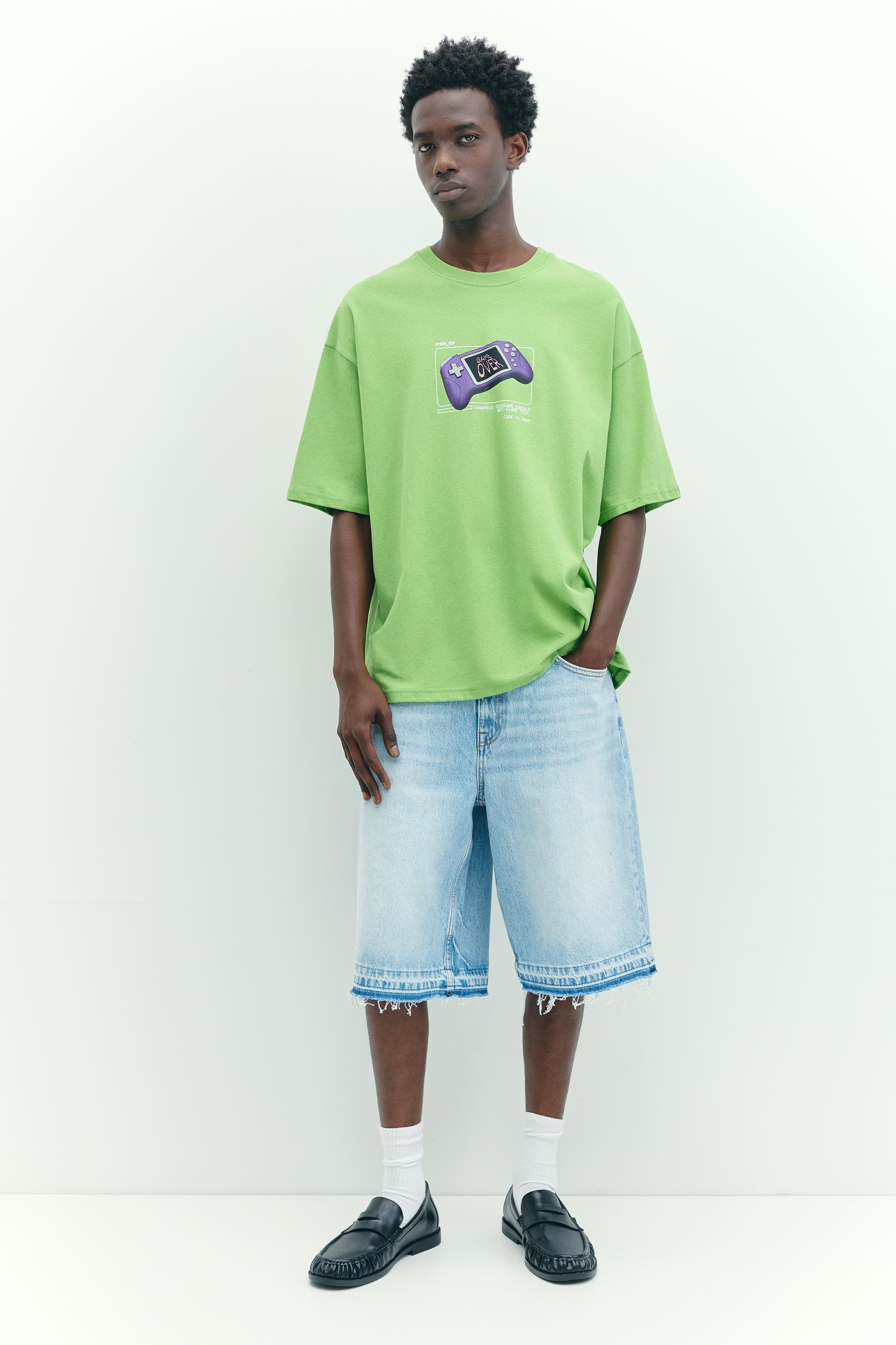 STWD controller graphic T-shirt — Green