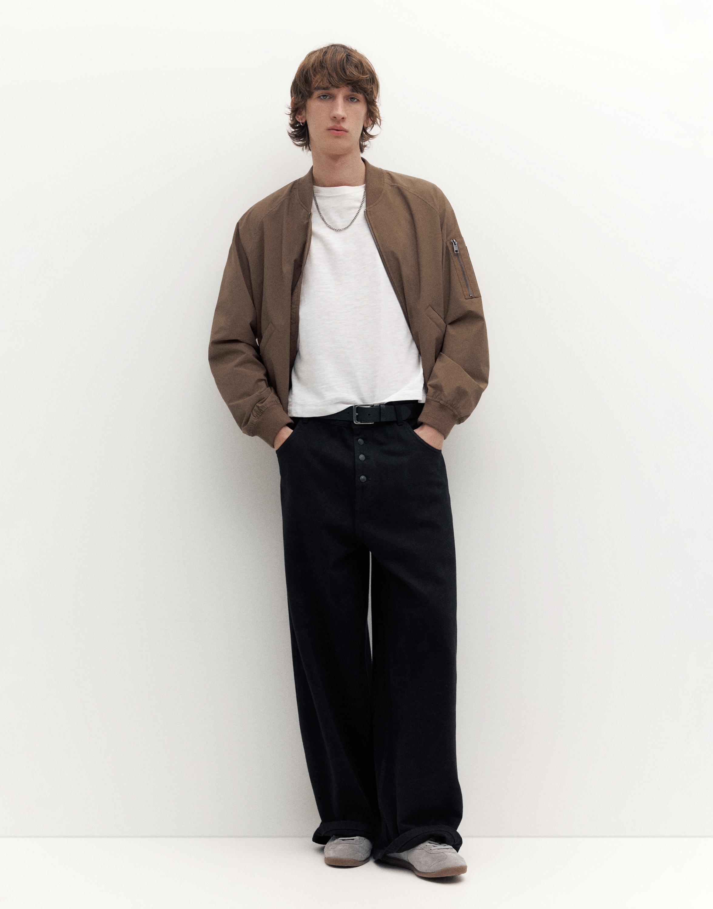 Lightweight bomber jacket — Brown