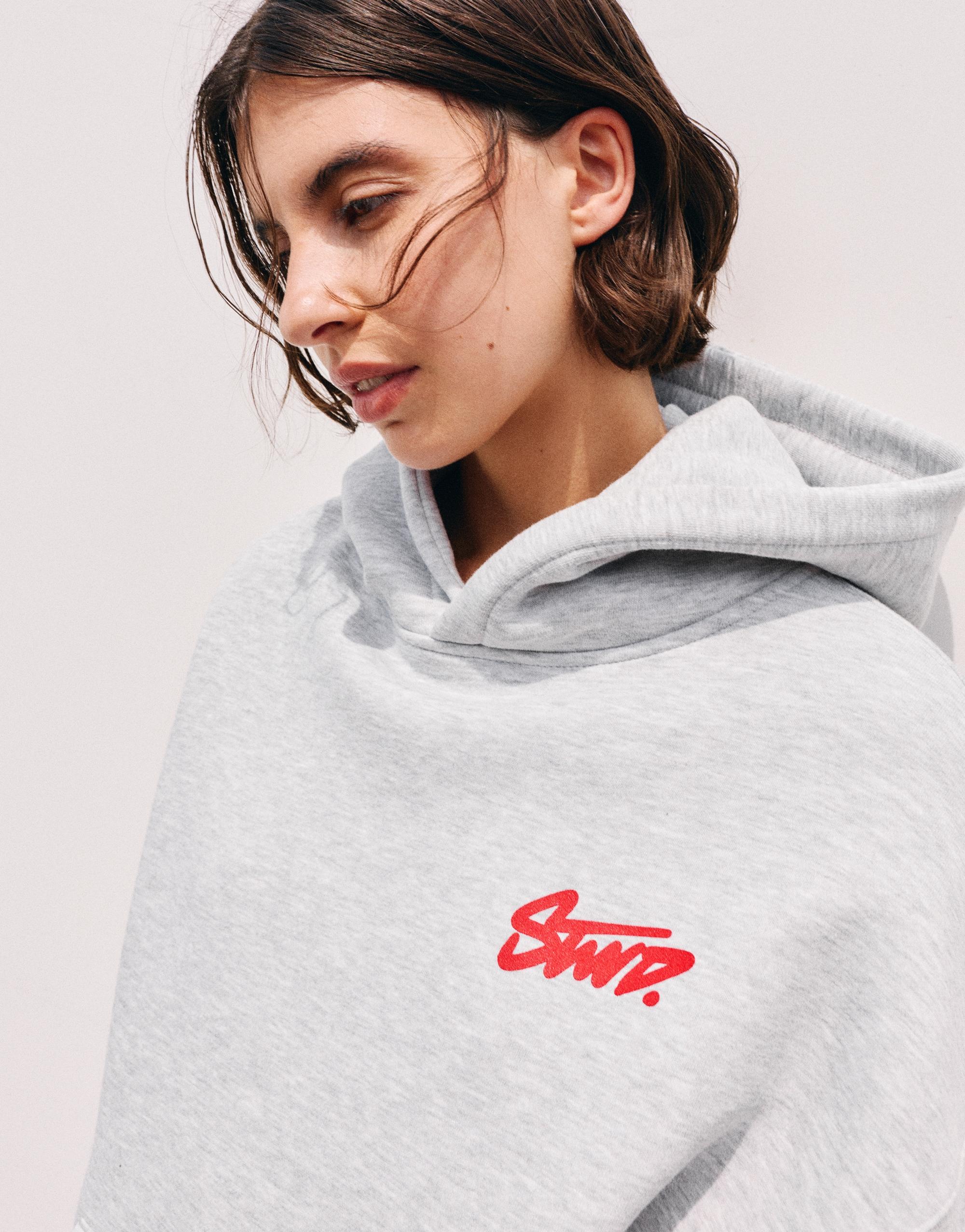 Pull&Bear Kapüşonlu STWD sweatshirt görsel 7