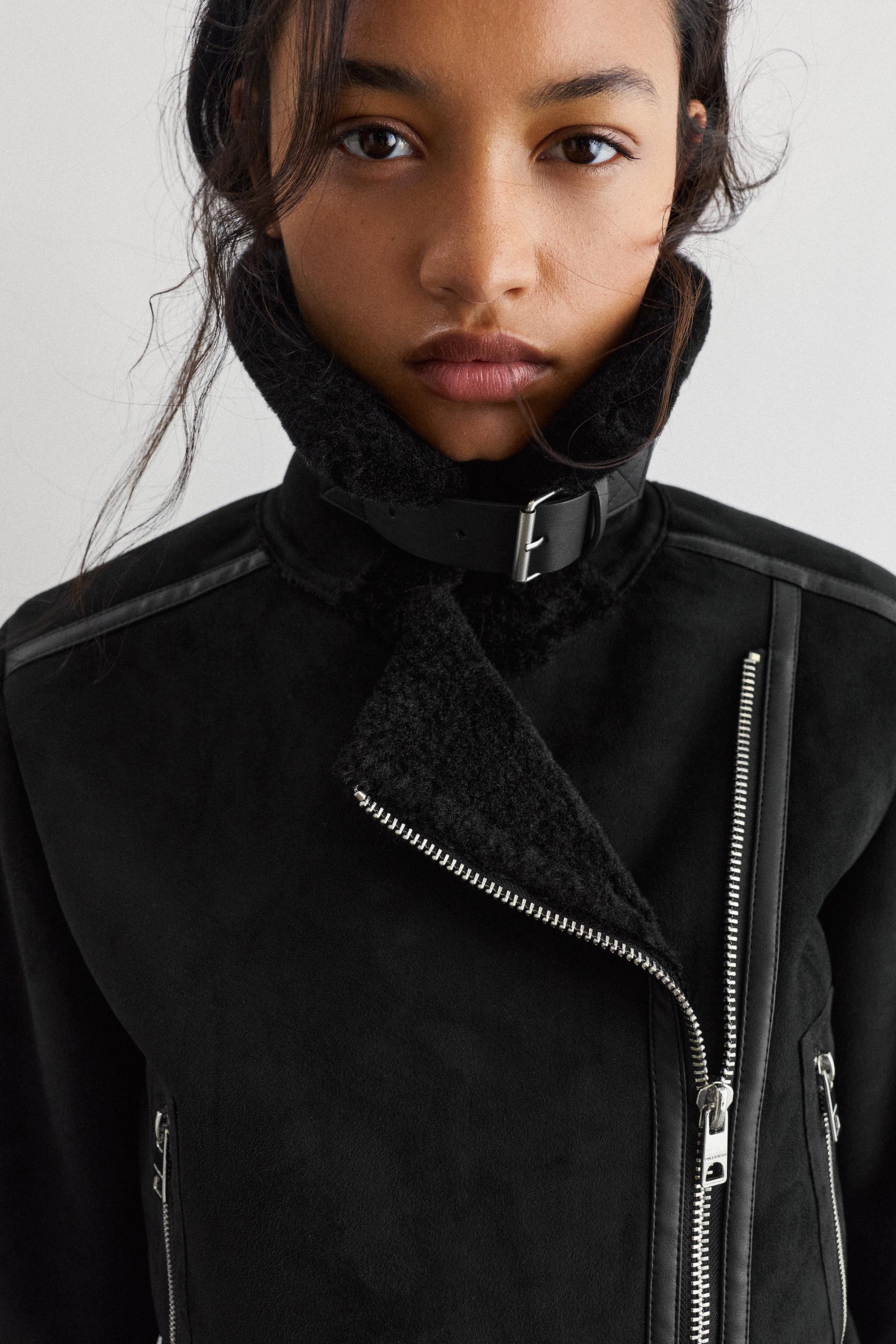 Short Reversible Jacket — Black