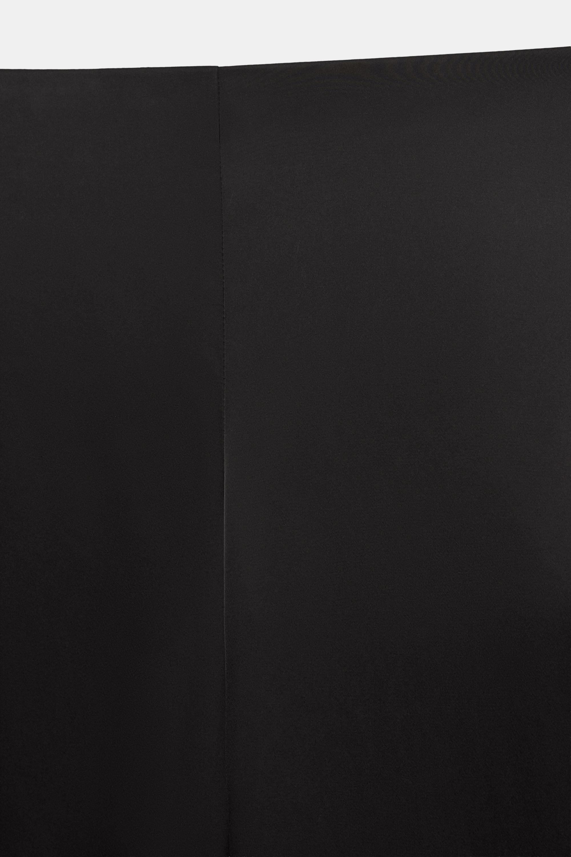 Saten yüzeyli düz kesim pantolon - Görsel 20