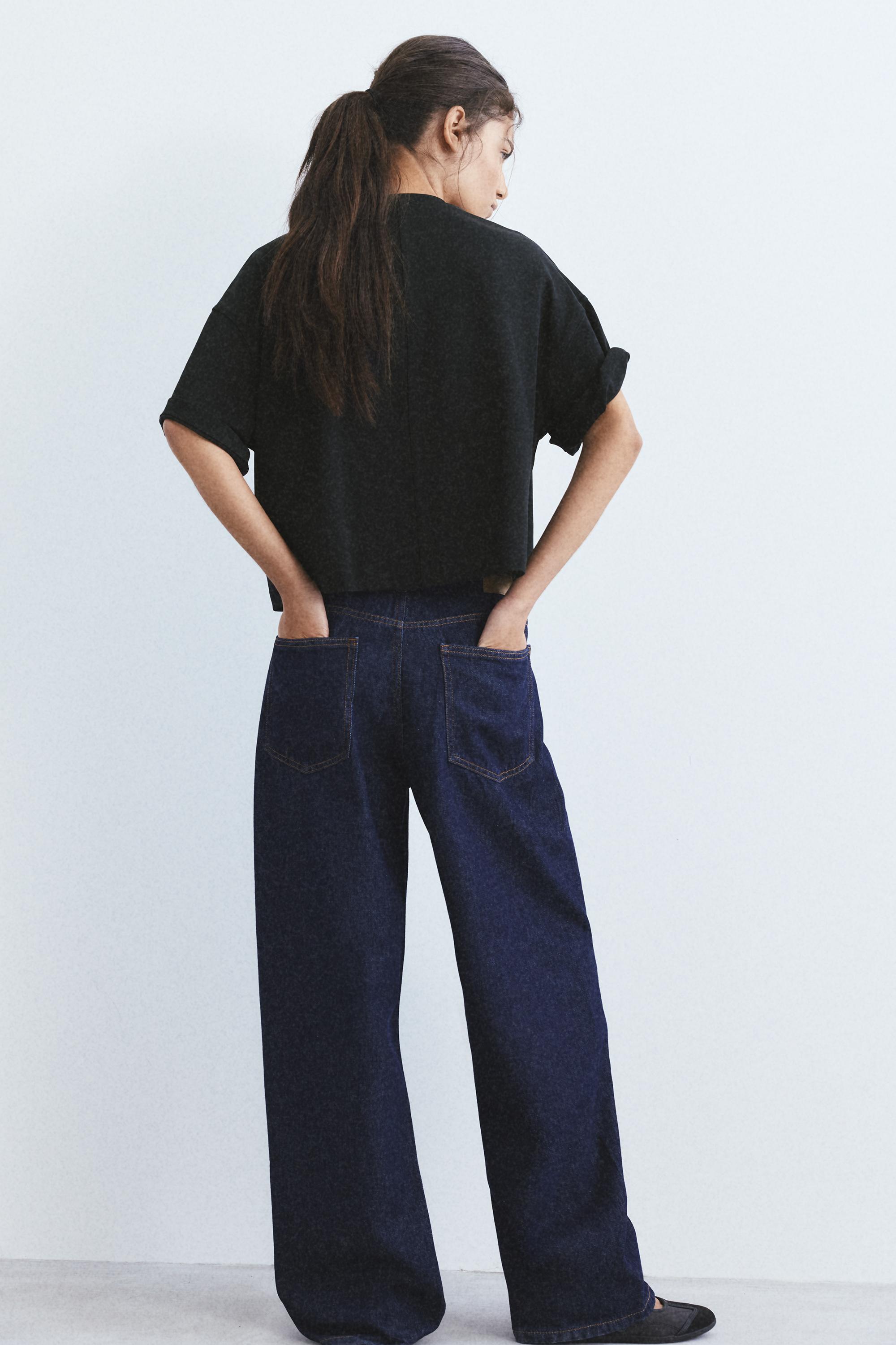 Kısa kollu kutu kesim t-shirt - Görsel 85