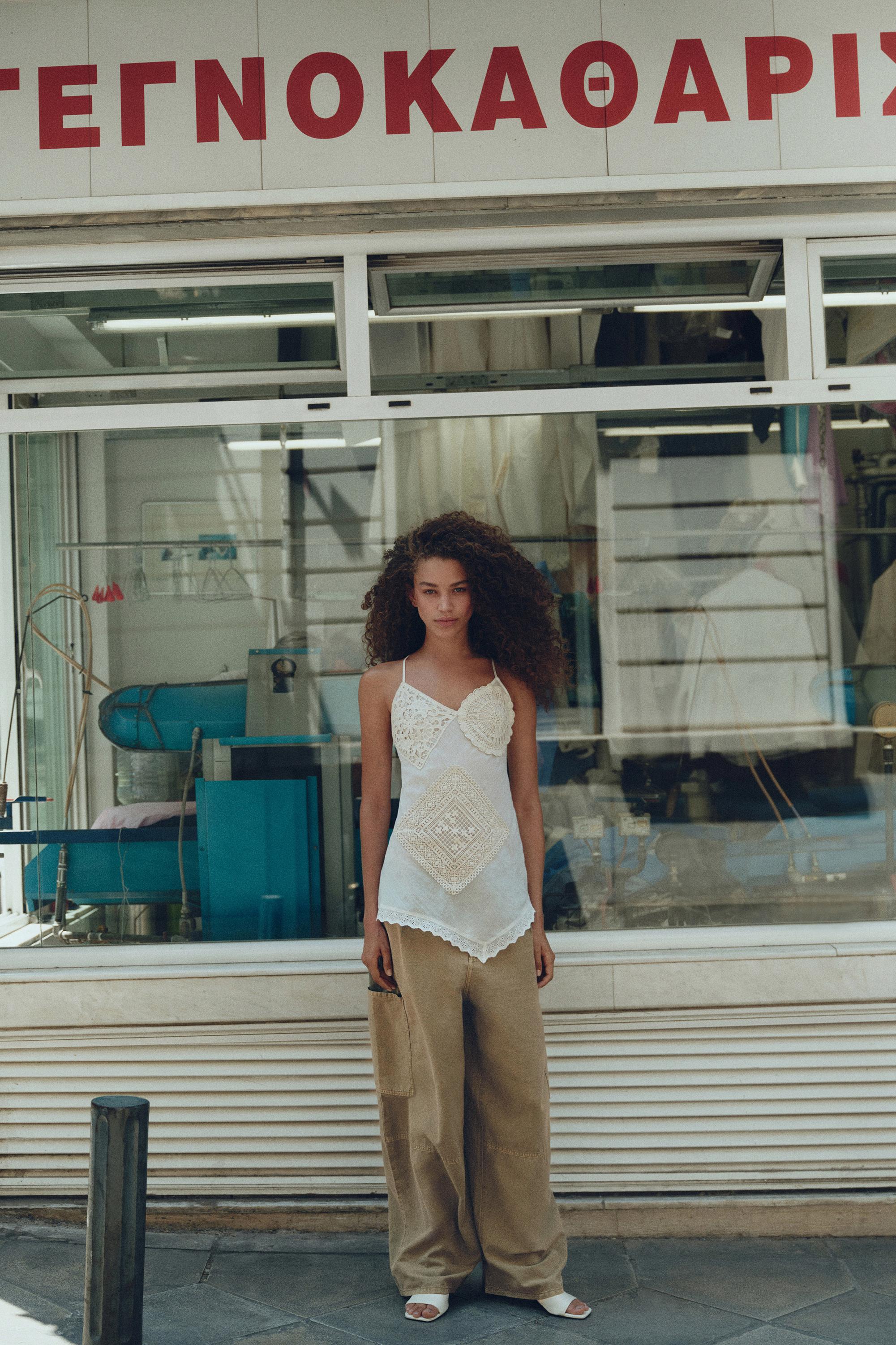 Utility barrel trousers — Khaki