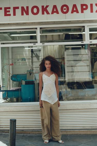 Barrel cargo trousers — Khaki 2
