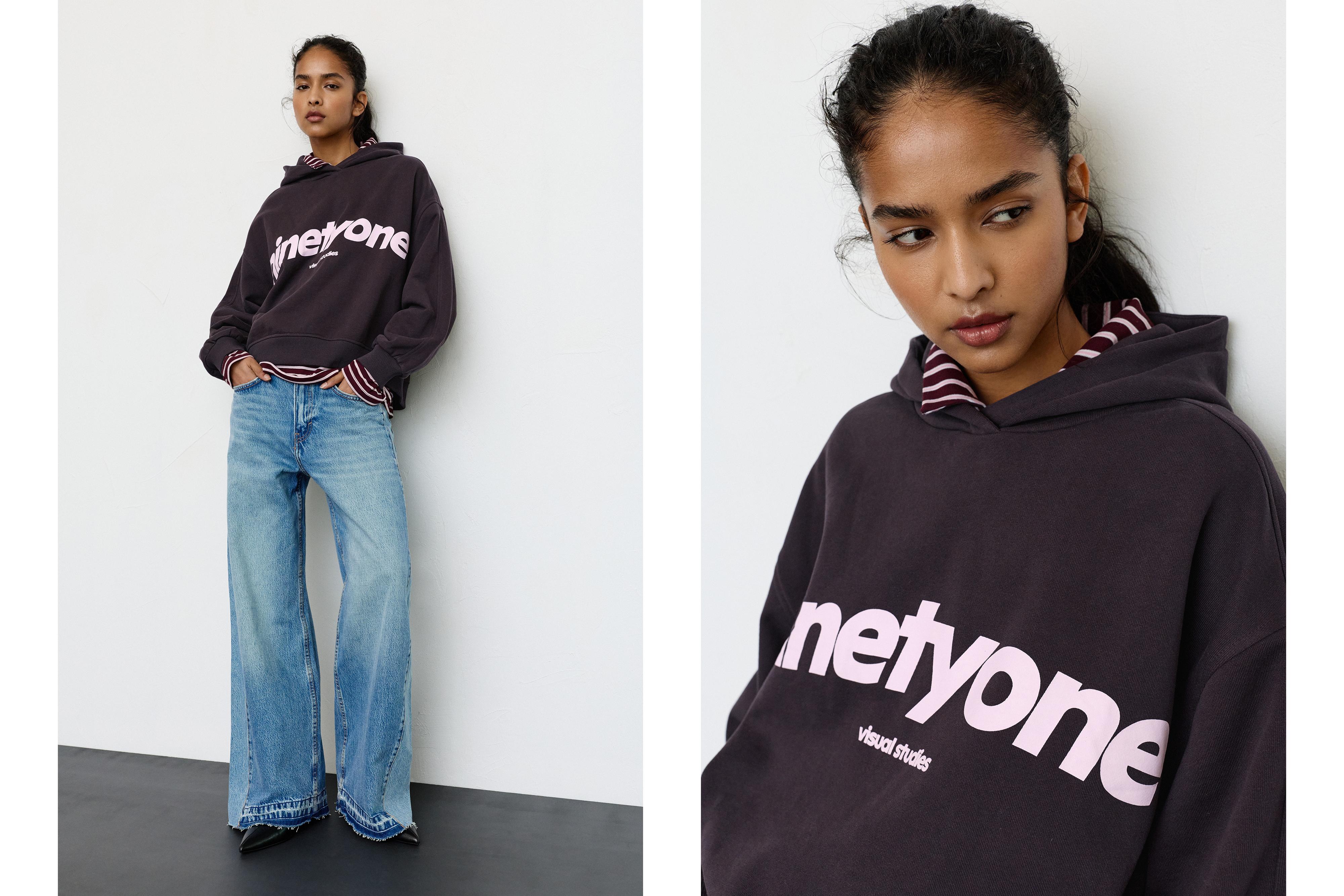 Ninetyone kapüşonlu sweatshirt - Görsel 16