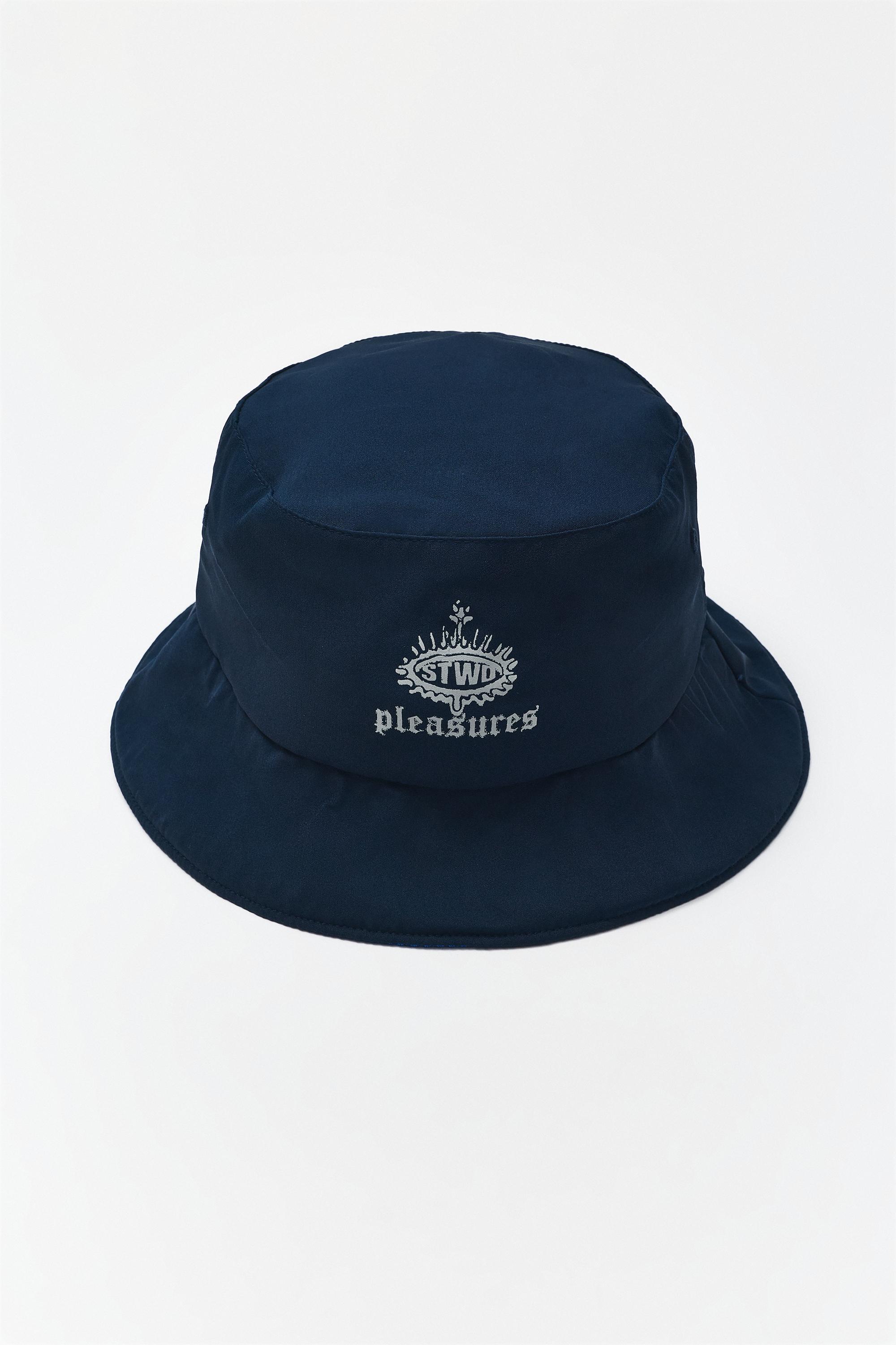 Pleasures x STWD bucket hat — Navy (alternate view)