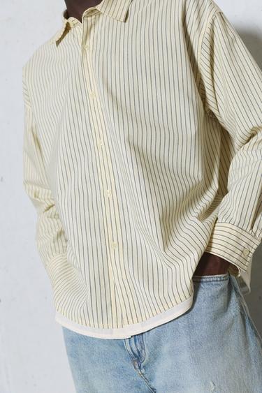 Striped long sleeve shirt — Vanilla 4