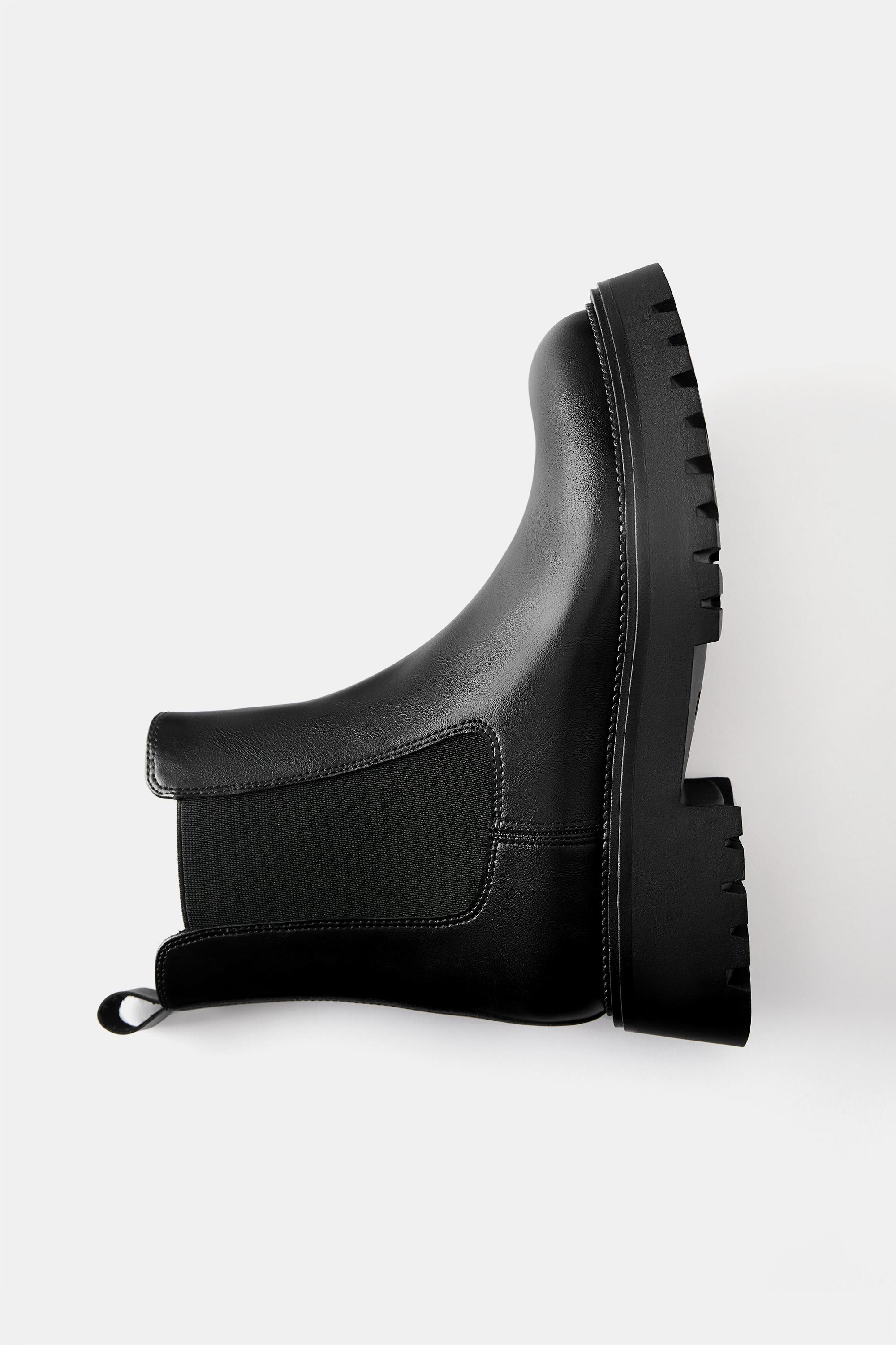 Flat Chelsea ankle boots — Black (alternate view)