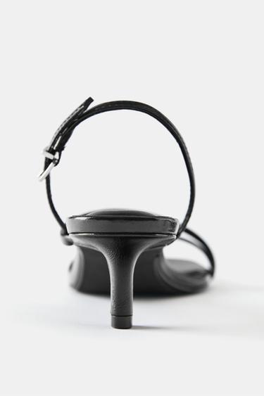 Strappy heeled sandals — Black 4