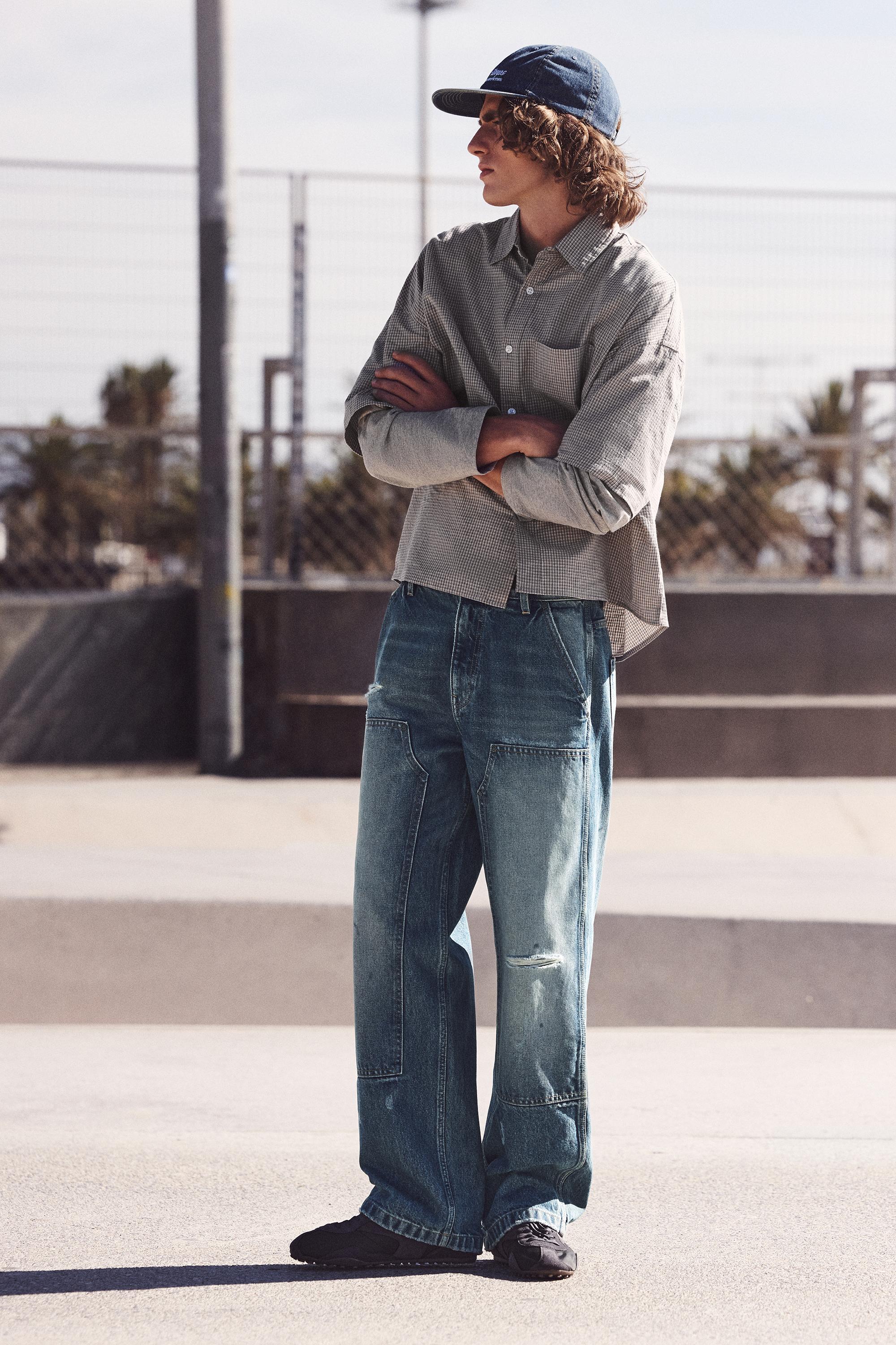 Baggy jeans — Medium blue