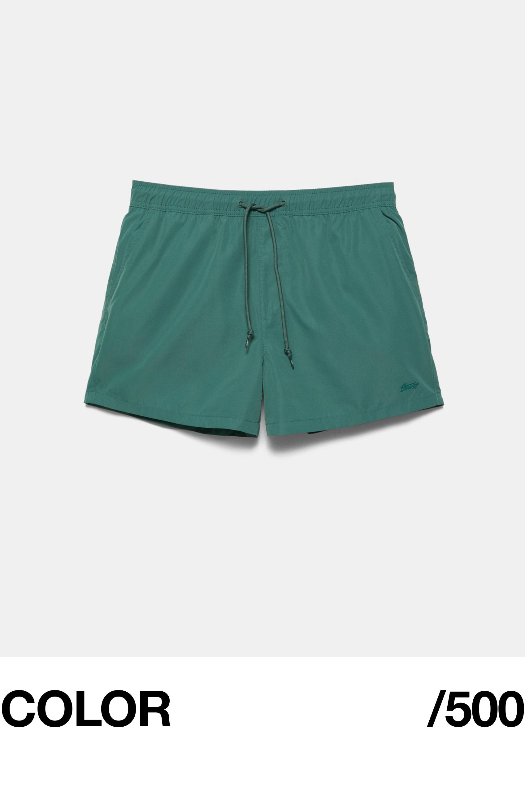 Basic swimming trunks — Green