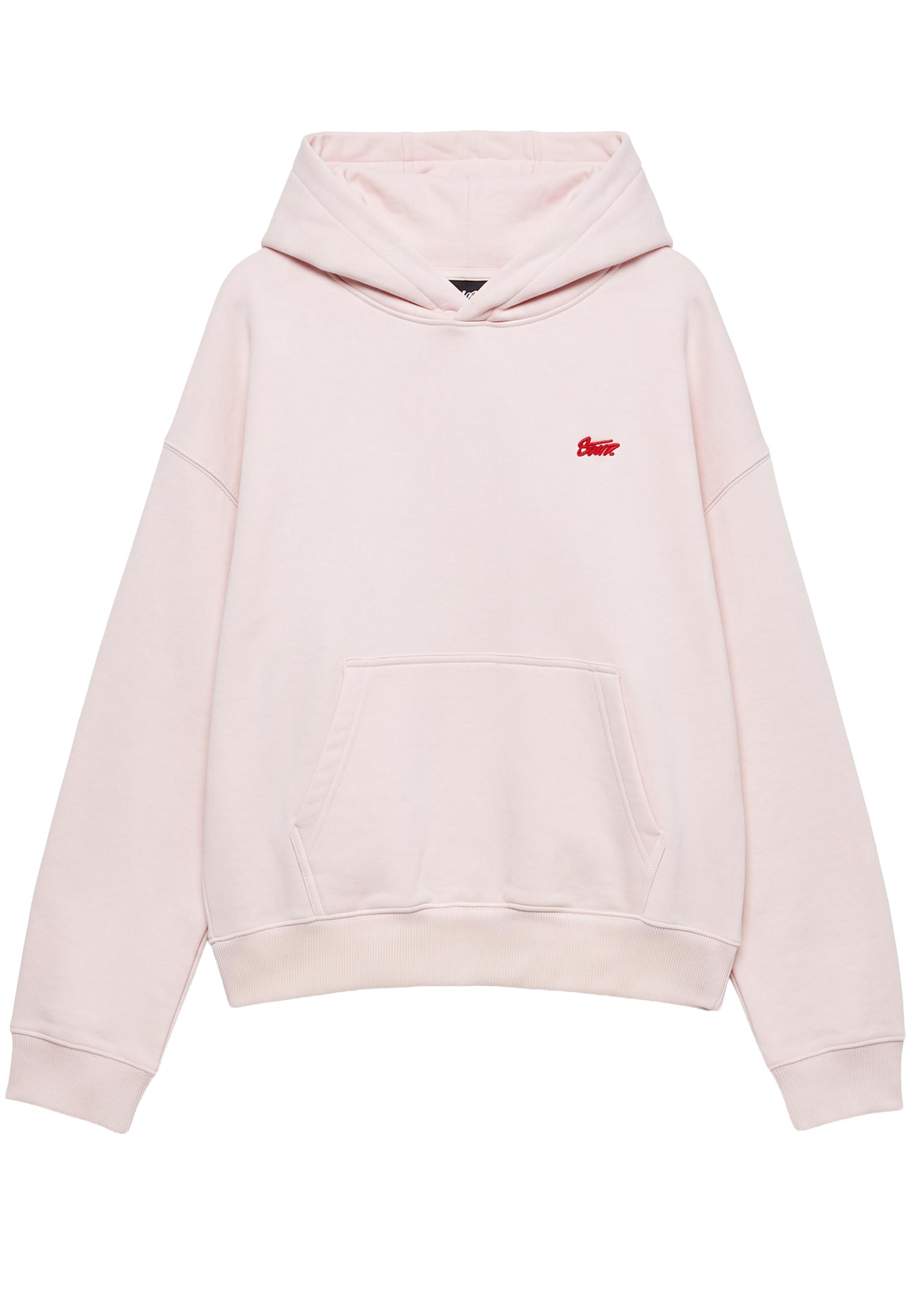 STWD logo boxy hoodie — Pink