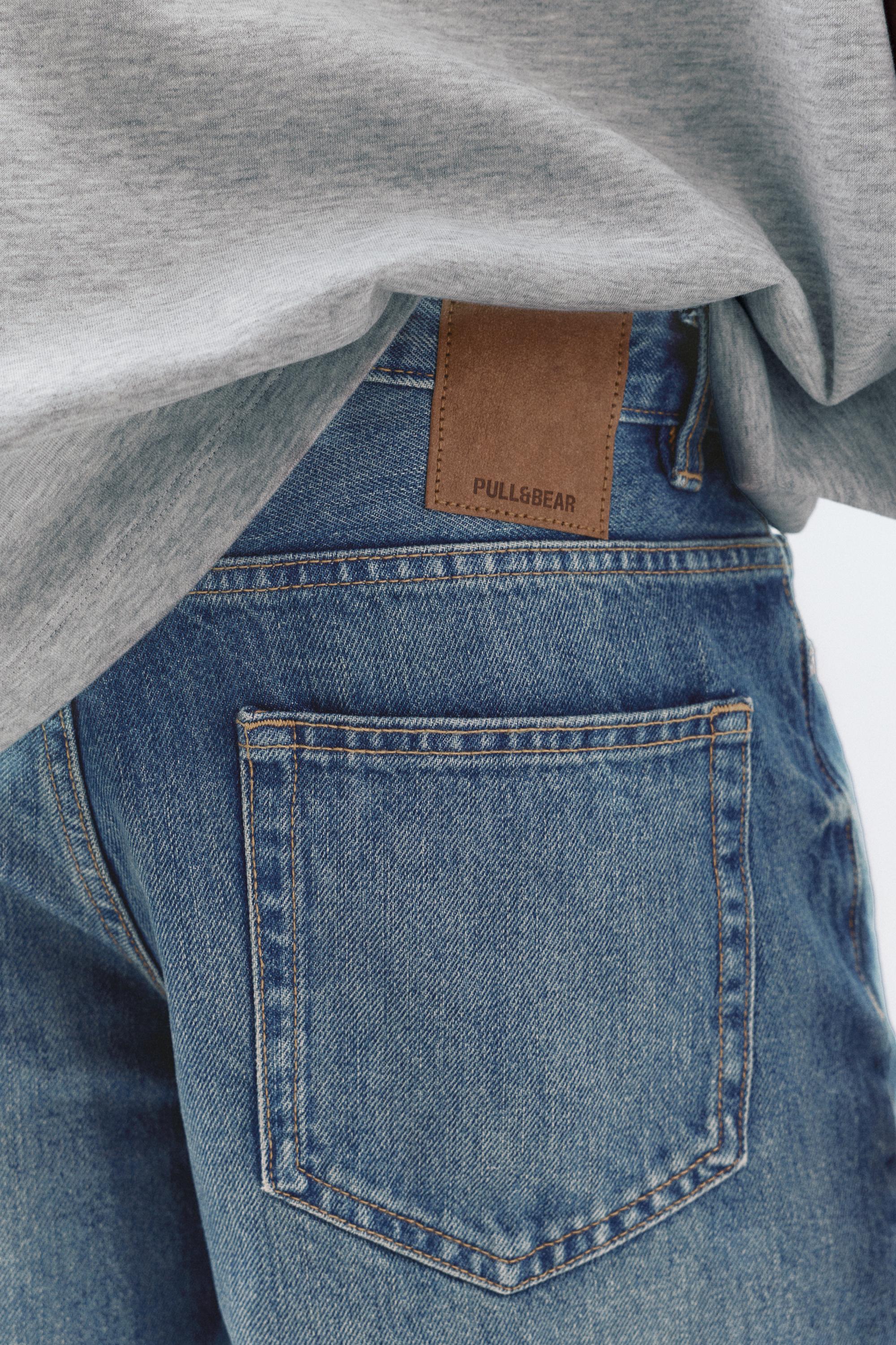 Standard denim Bermuda shorts — Medium blue