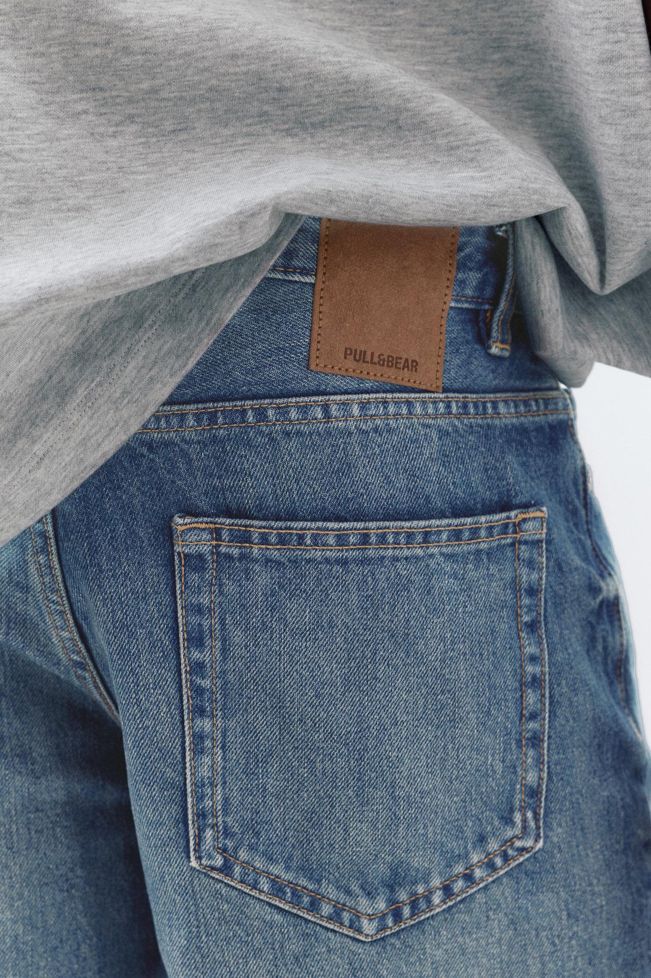 Standard denim Bermuda shorts — Medium blue