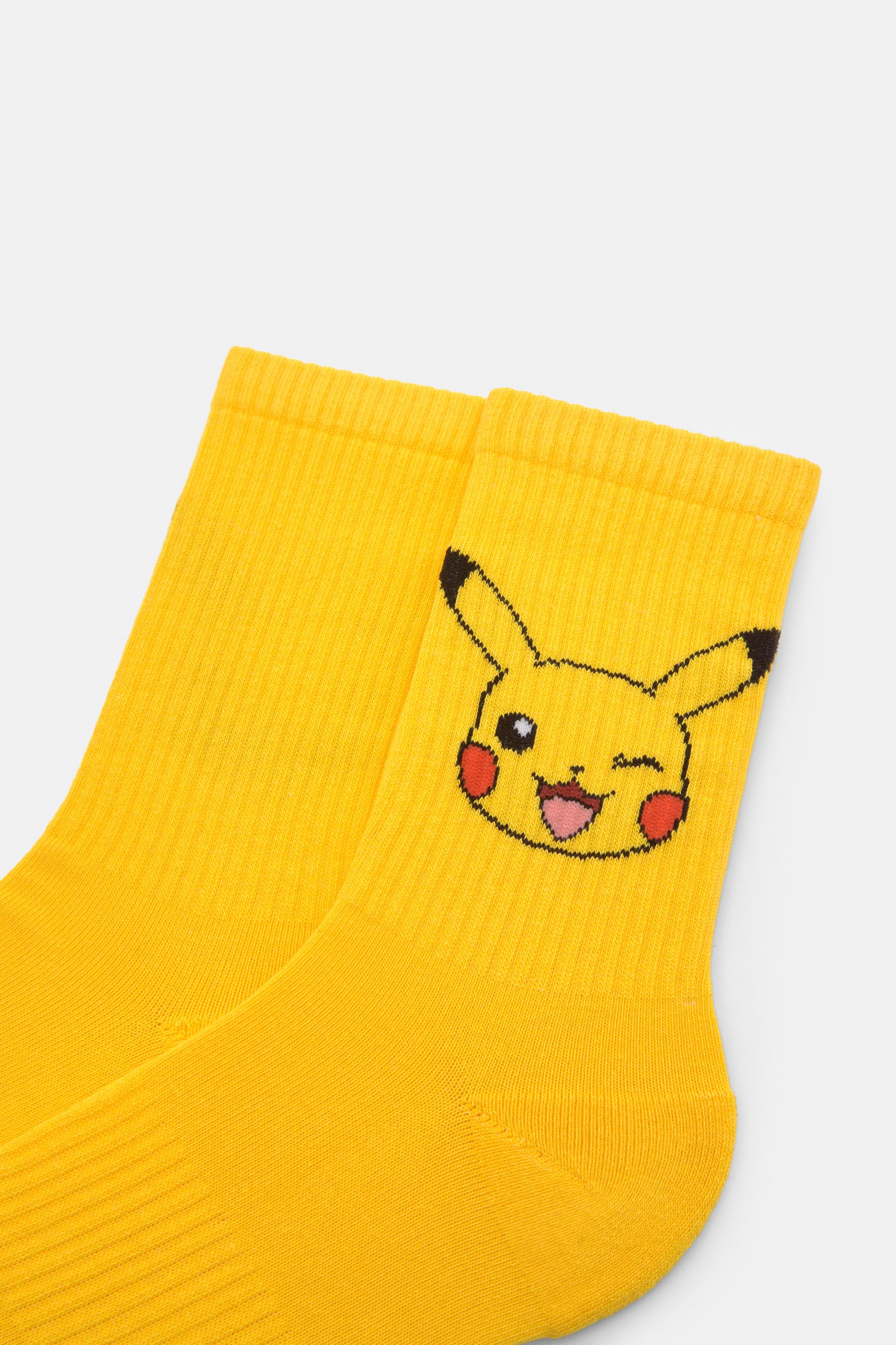 Pokémon Pikachu Socks — Yellow