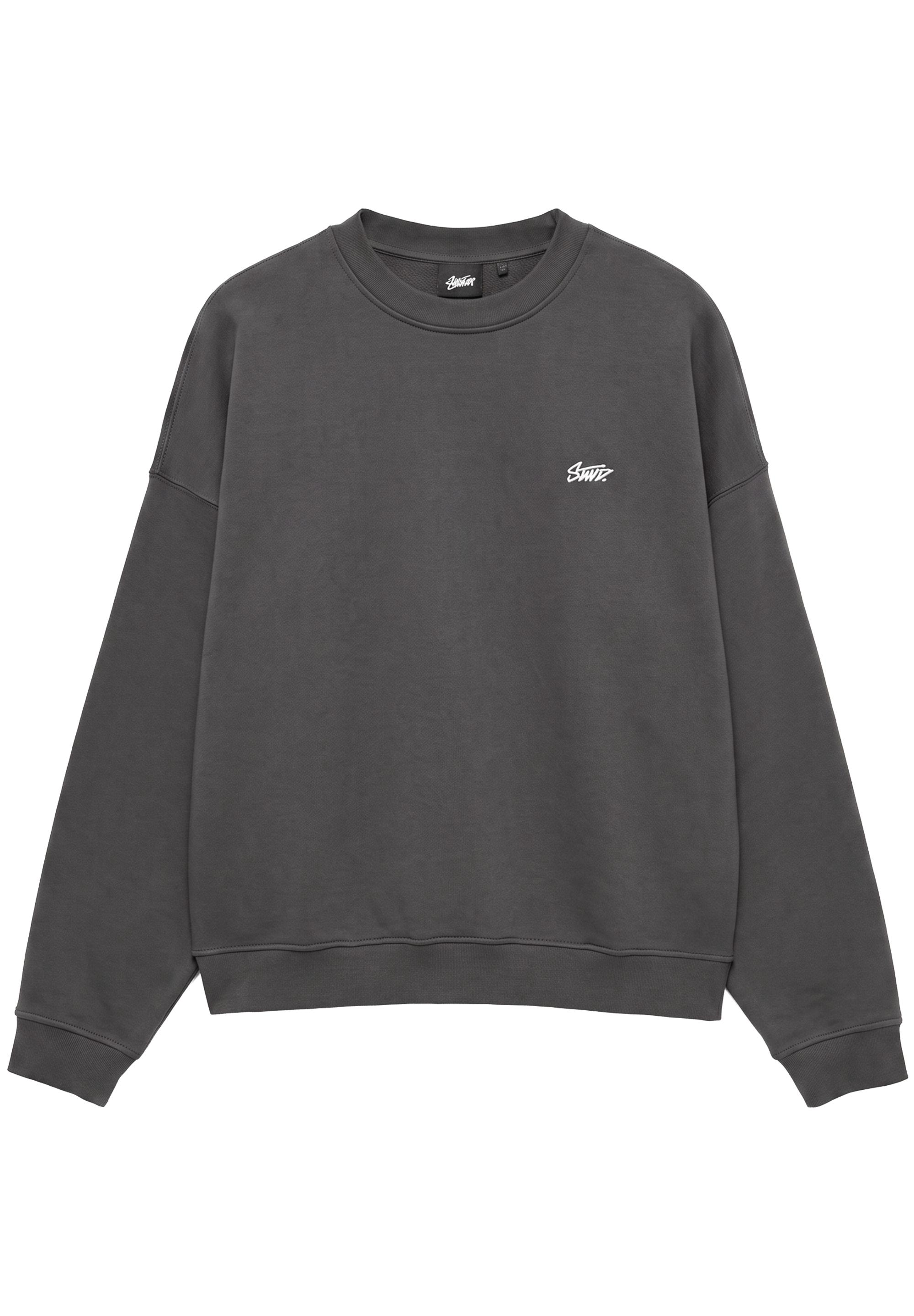 STWD boxy sweatshirt — Anthracite grey