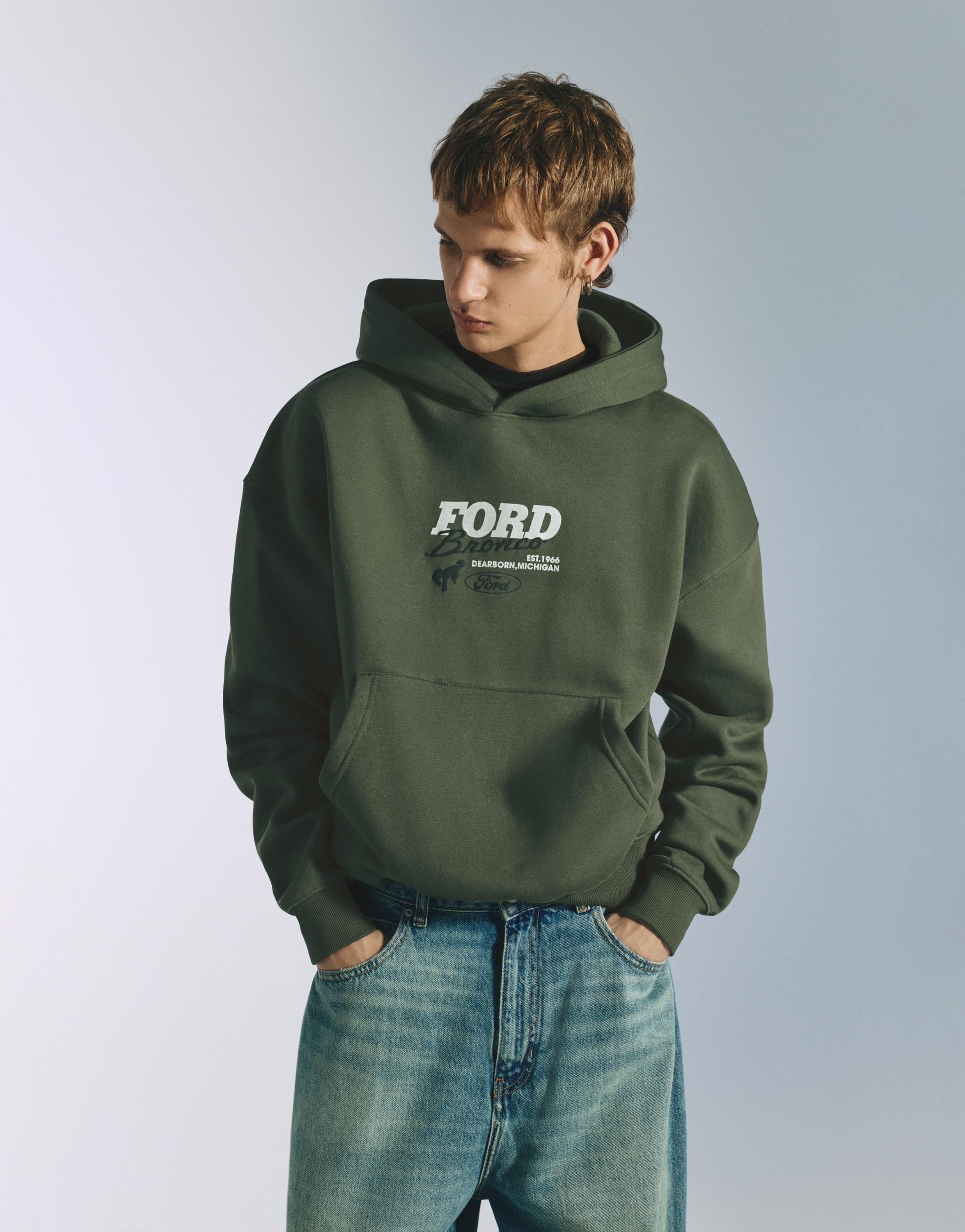 Ford Bronco hoodie — Khaki