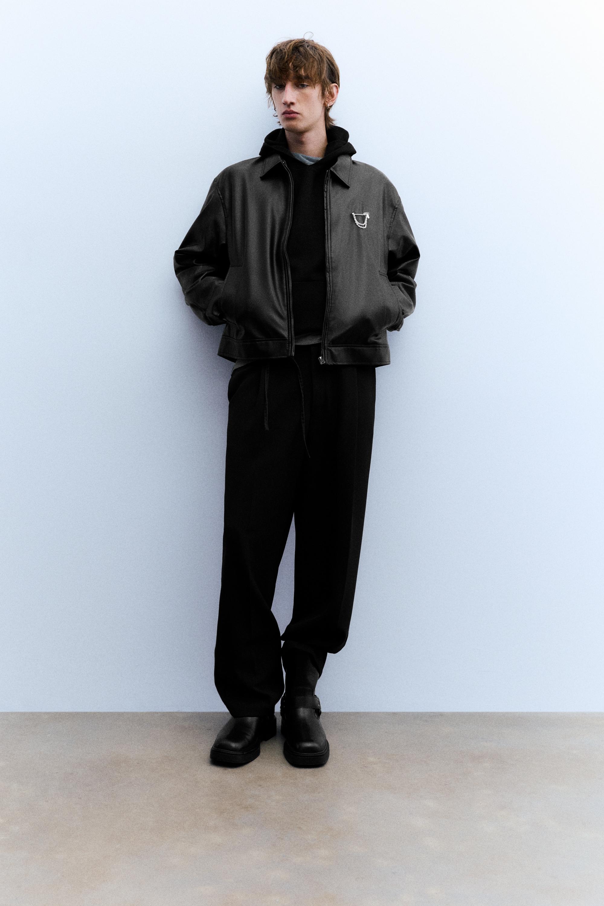 Faux leather - Jackets - Collection - Man - pull&bear United States