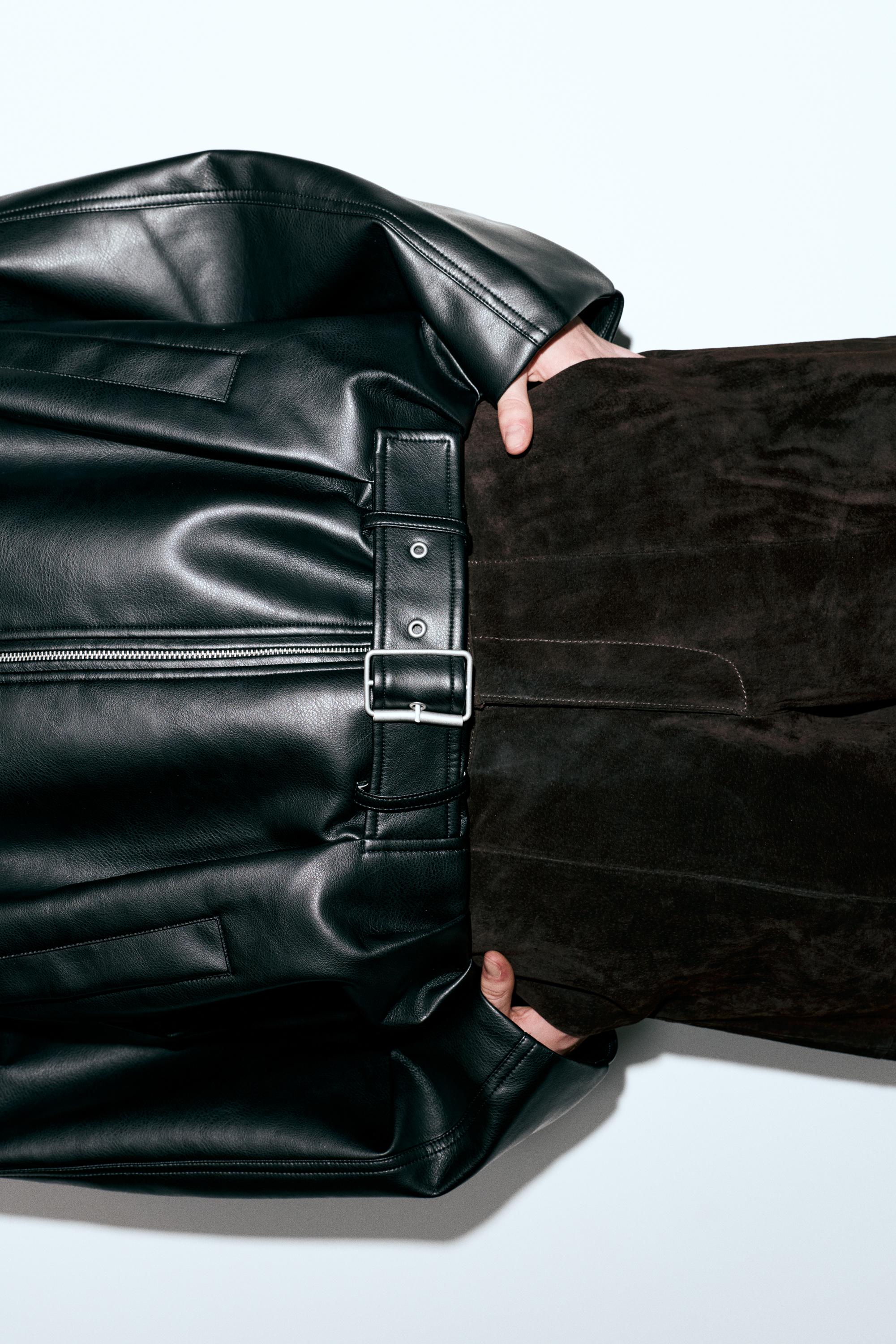 Suni deri balon ceket - Görsel 38