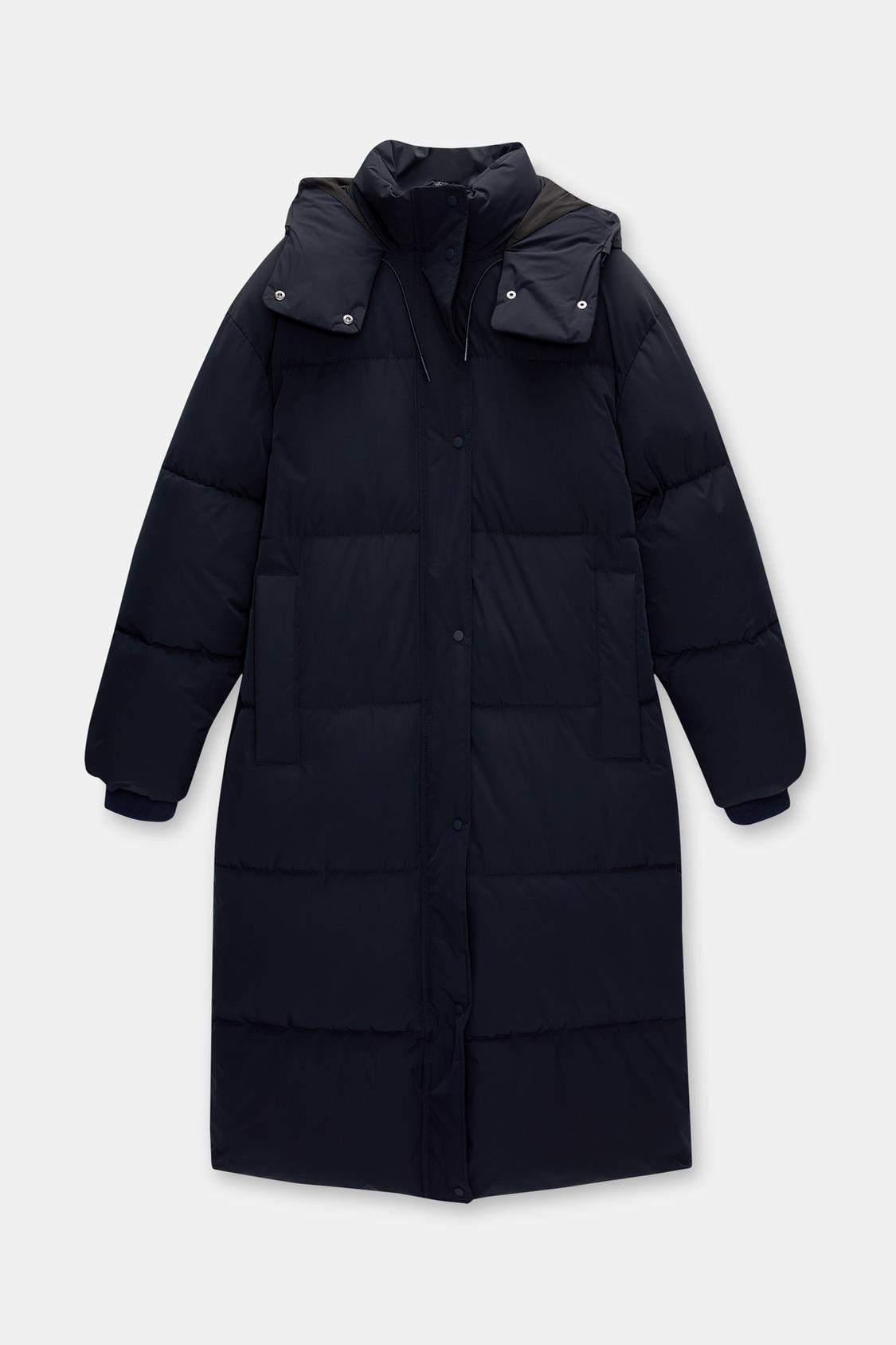 Abrigo Largo Pull And Bear Abrigos Acolchados Abrigo Acolchado