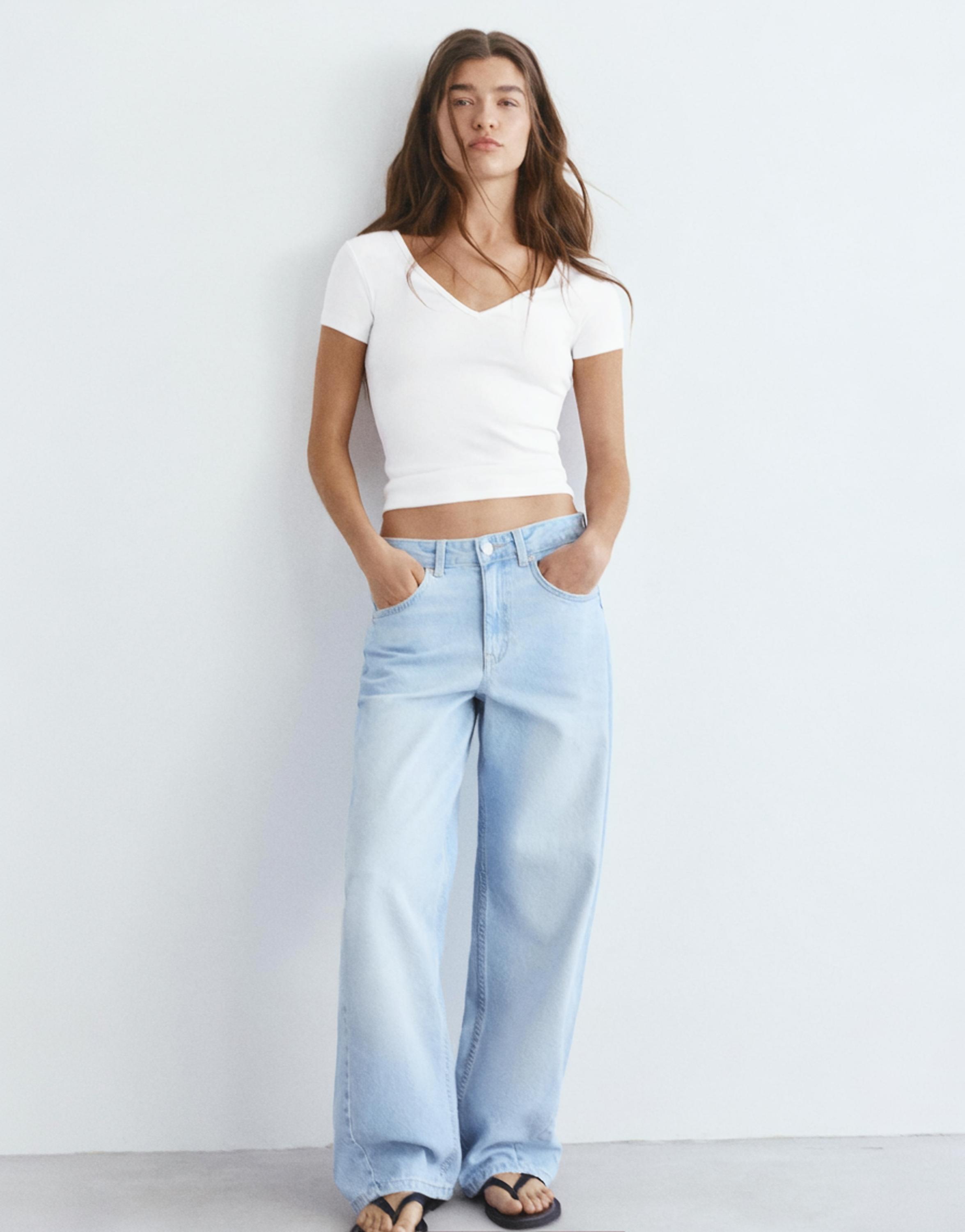 V yaka t-shirt - Görsel 34