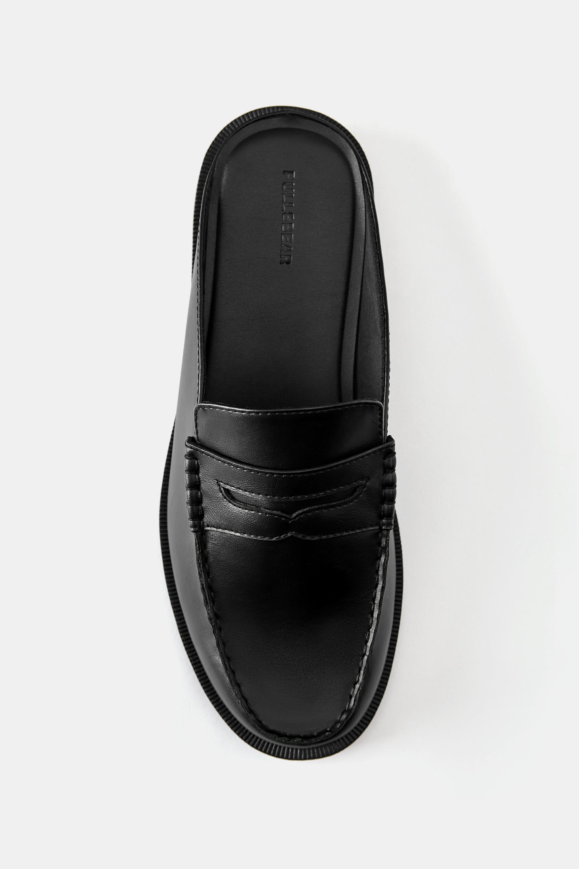 Slingback loafers — Black