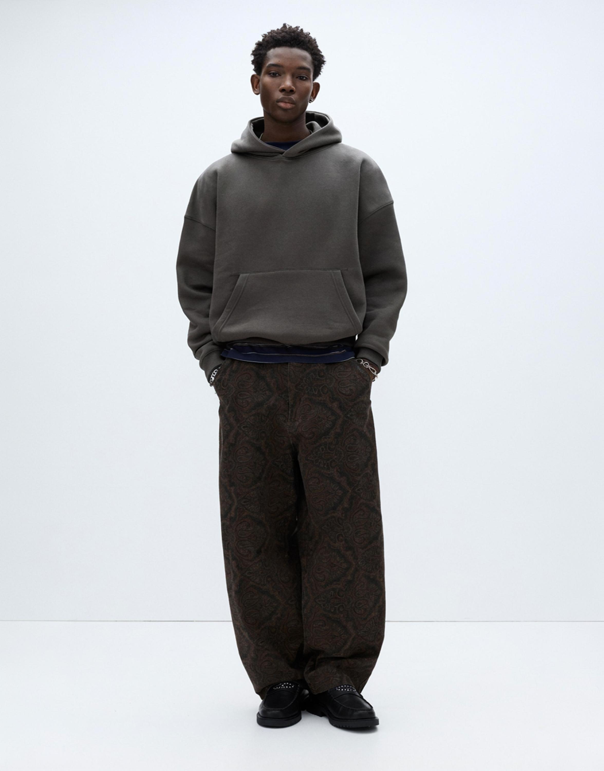 Boxy hoodie — Anthracite grey