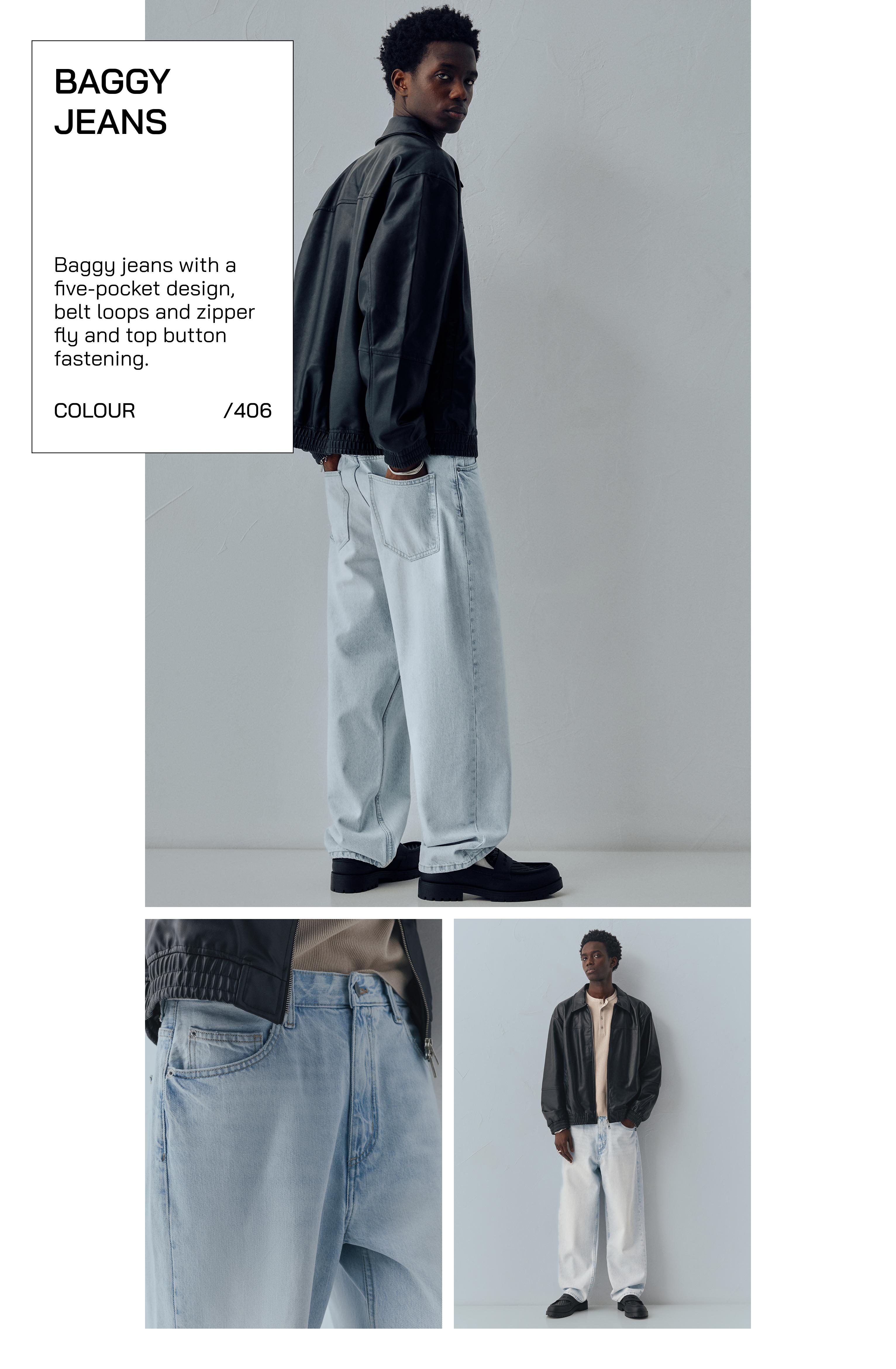 Baggy jeans — Pale blue