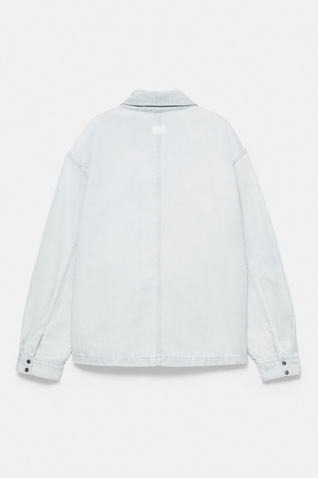 Denim overshirt — Sky blue