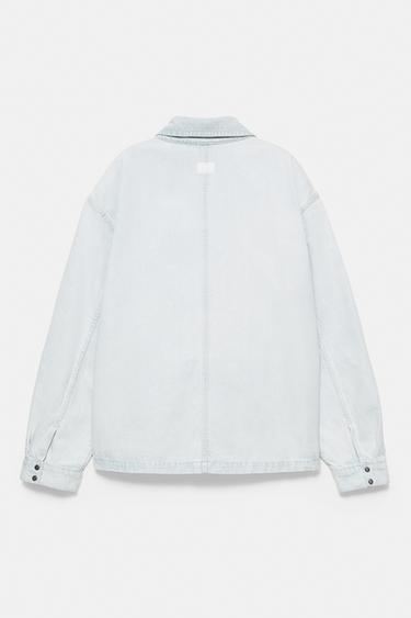 Denim overshirt — Sky blue 7