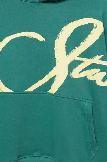 STWD sweatshirt with hood — Green 8
