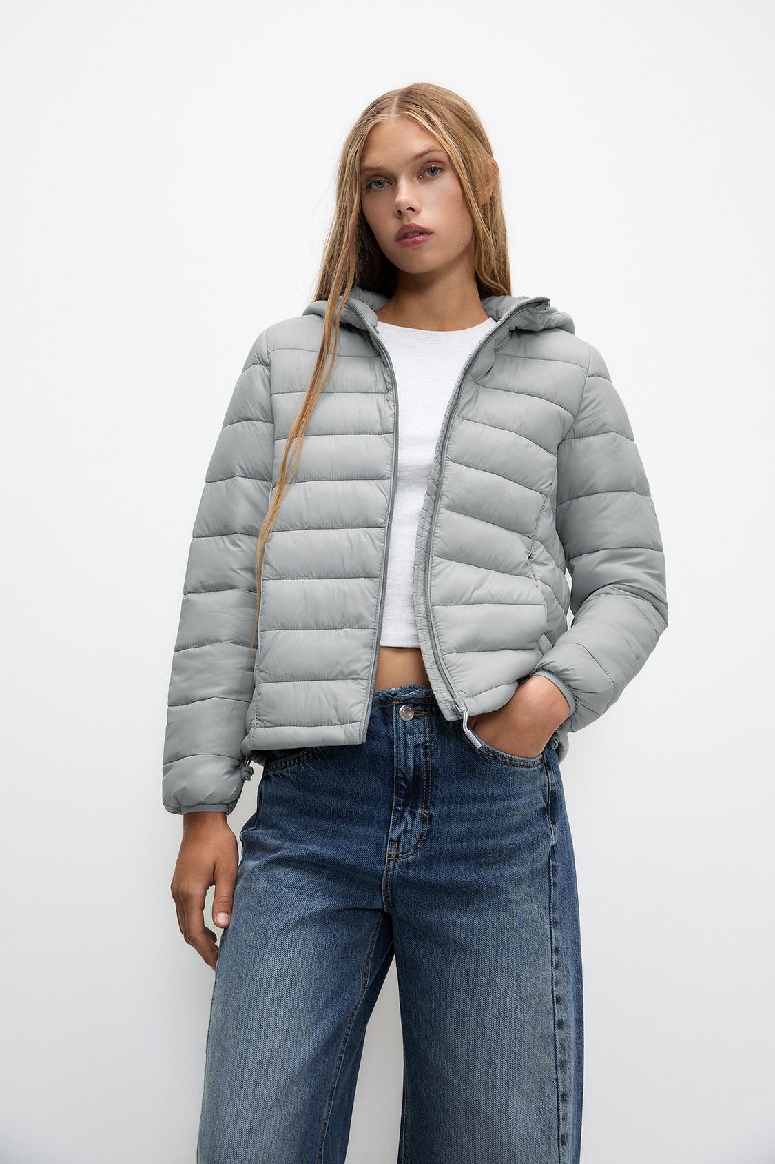 Chamarra Jaket Winter Pull And Bear Puffer Jacket Pull Chamarras