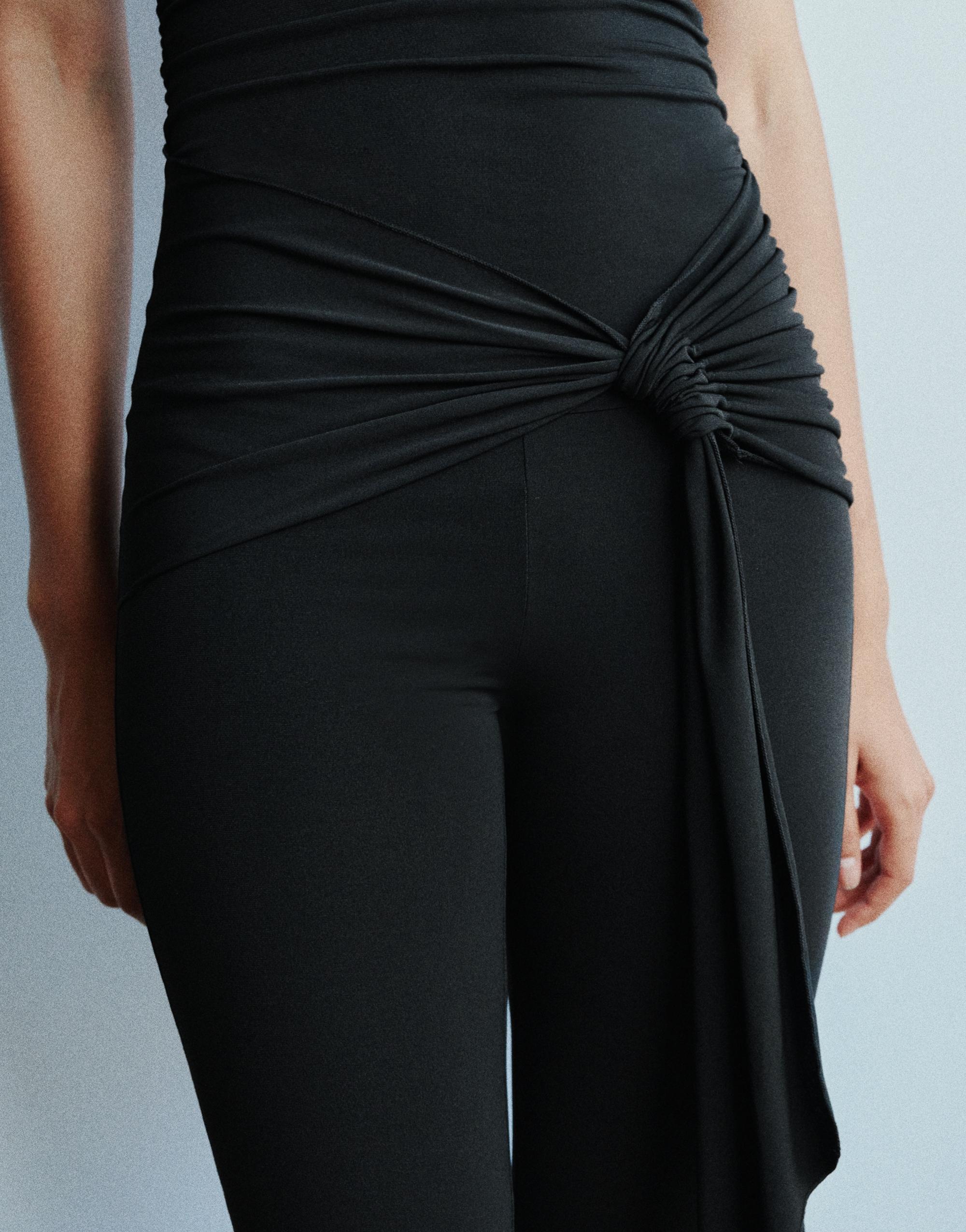 Strapless jumpsuit — Black