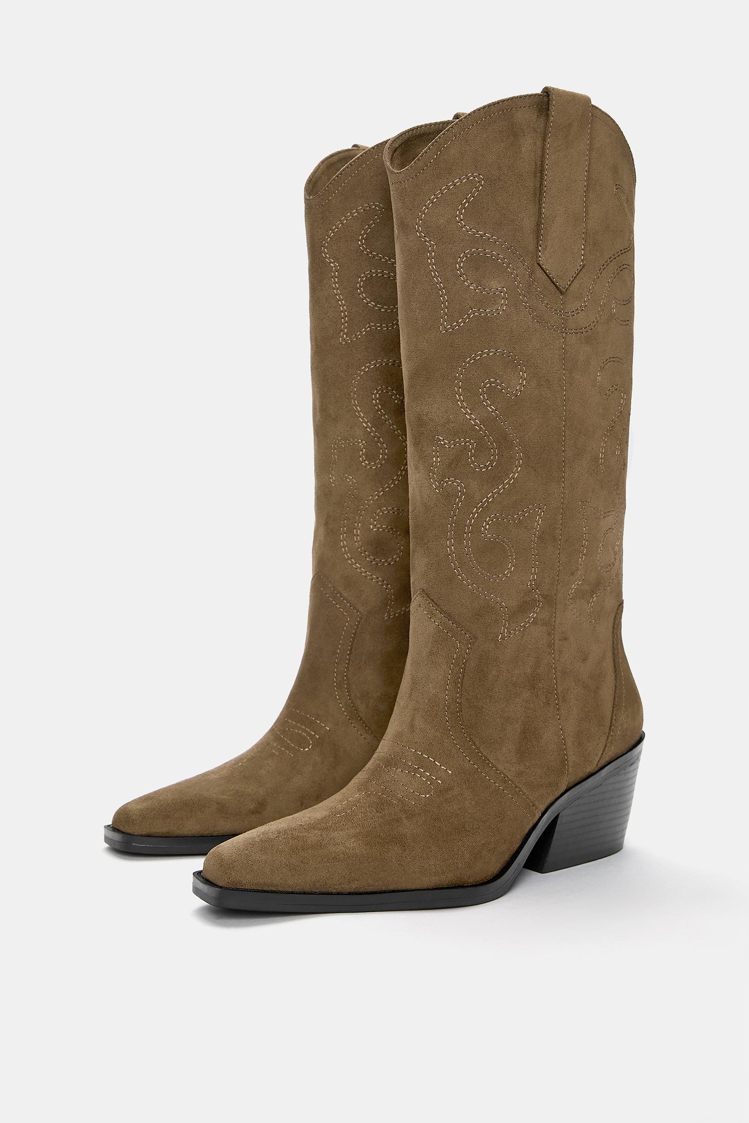 Cowboy boots — Brown
