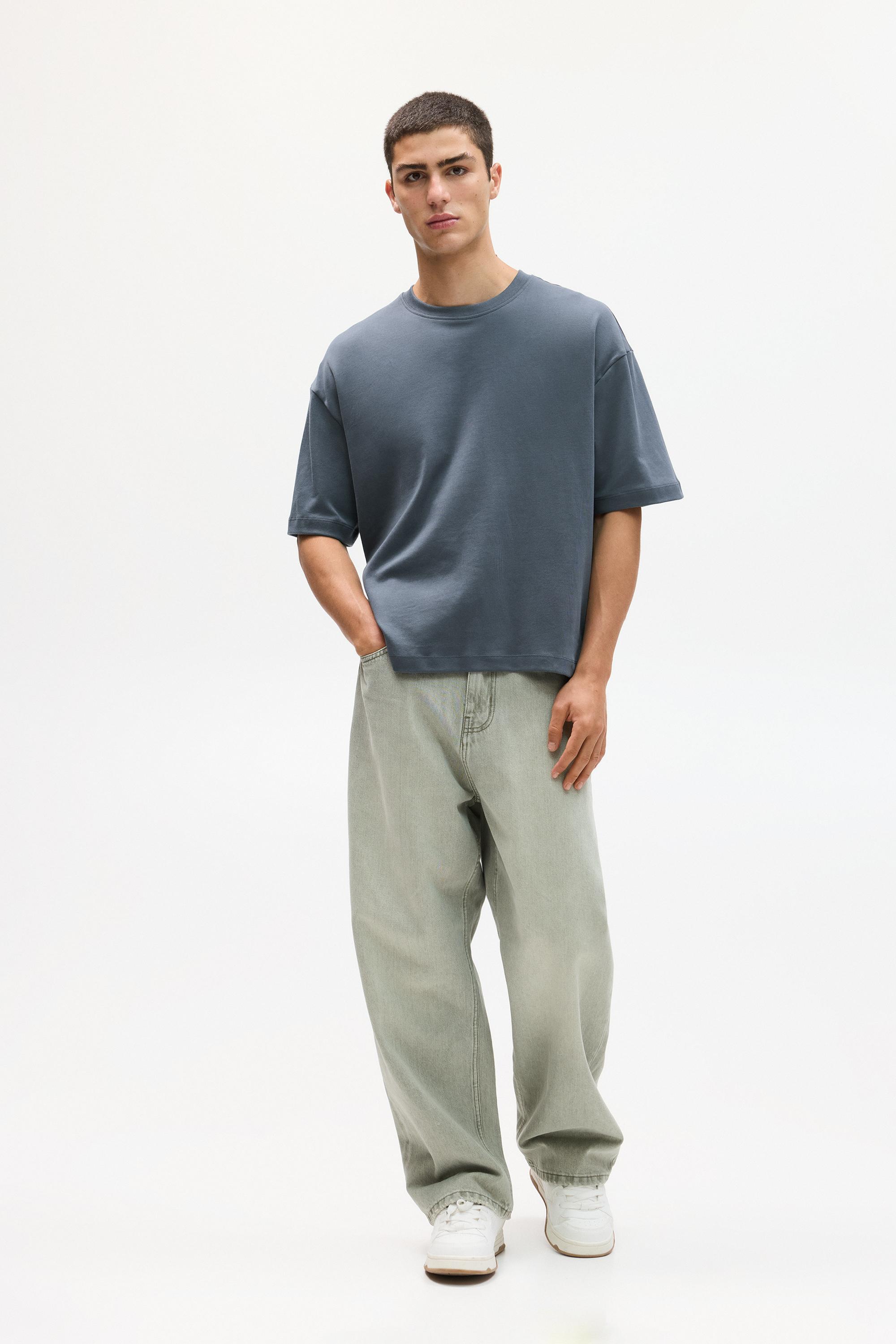 Boxy T-shirt — Blue