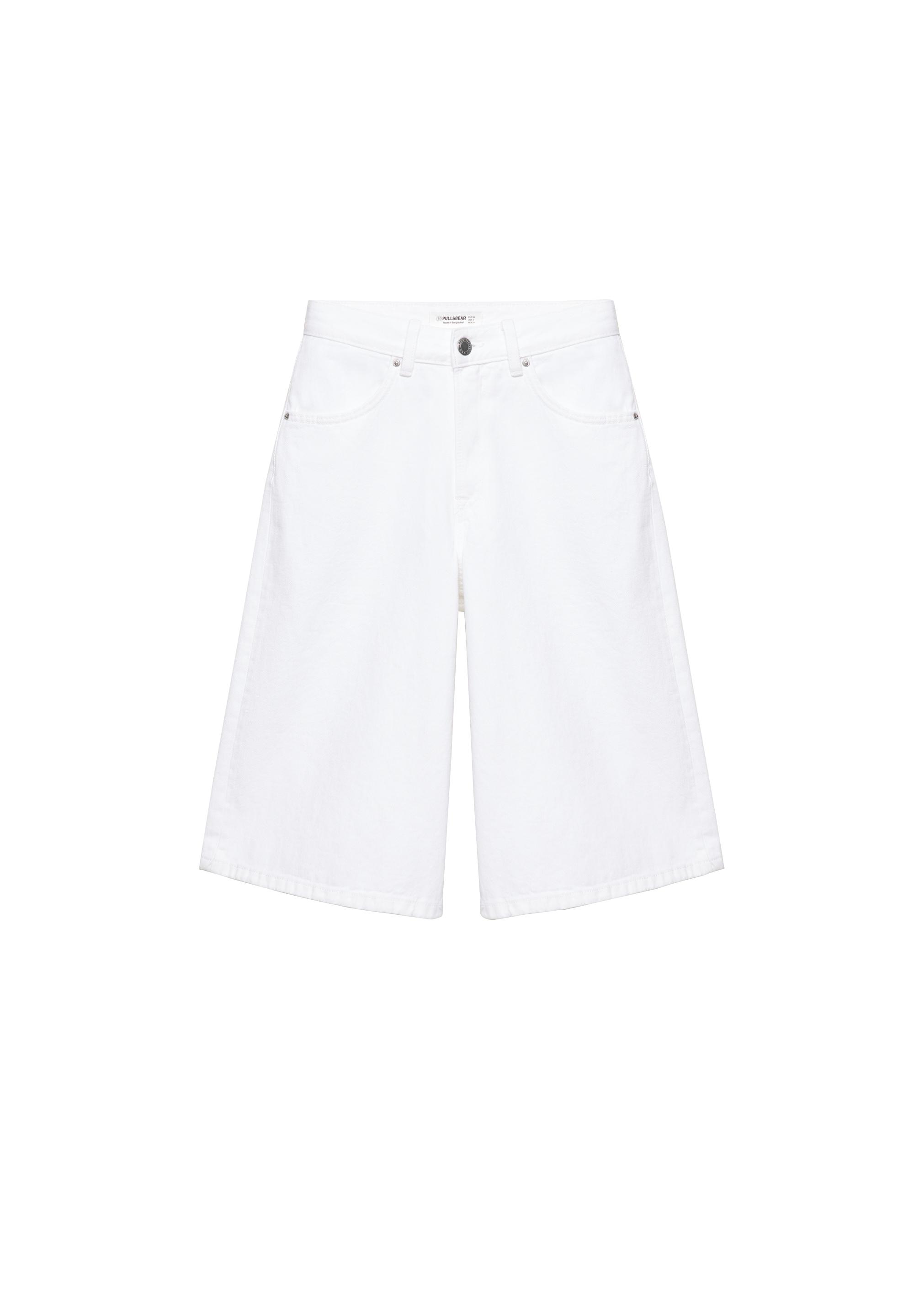 Düşük bel denim şort - Görsel 82