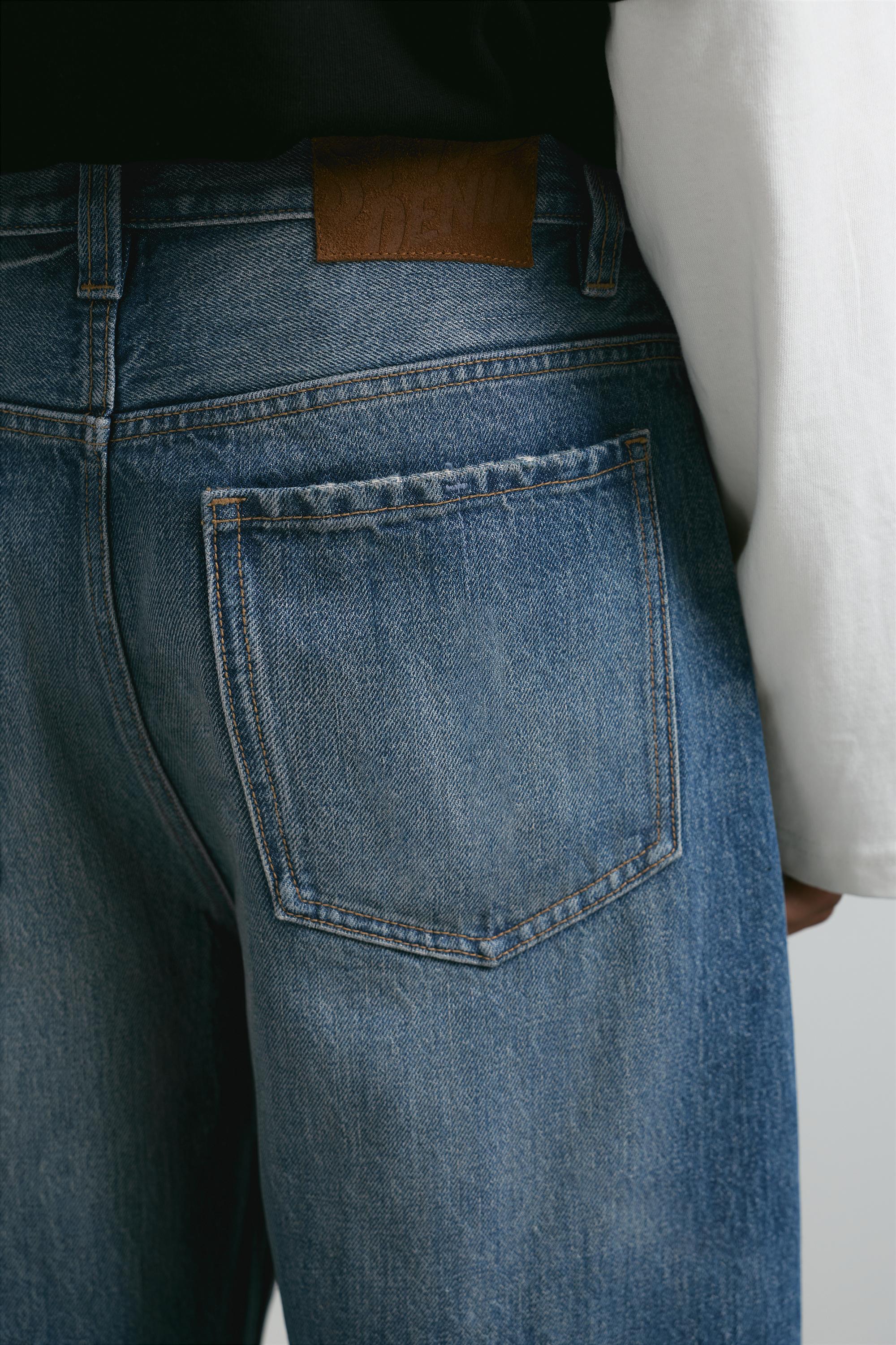 Balloon-fit baggy jeans — Medium blue
