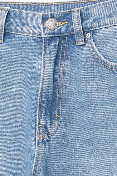 High-waist mom fit jeans — Medium blue 6