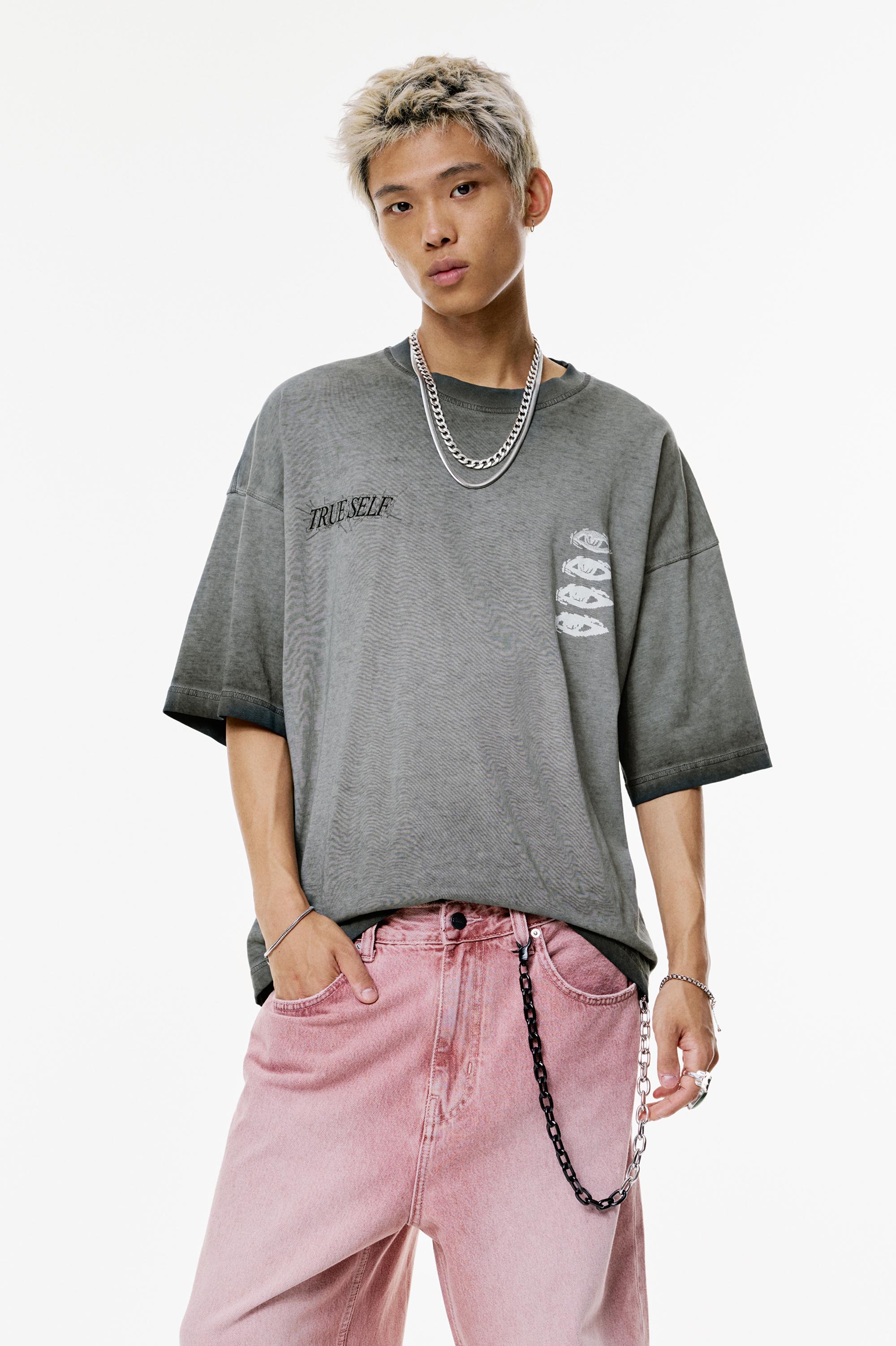 Gewaschenes T-Shirt „True Self“