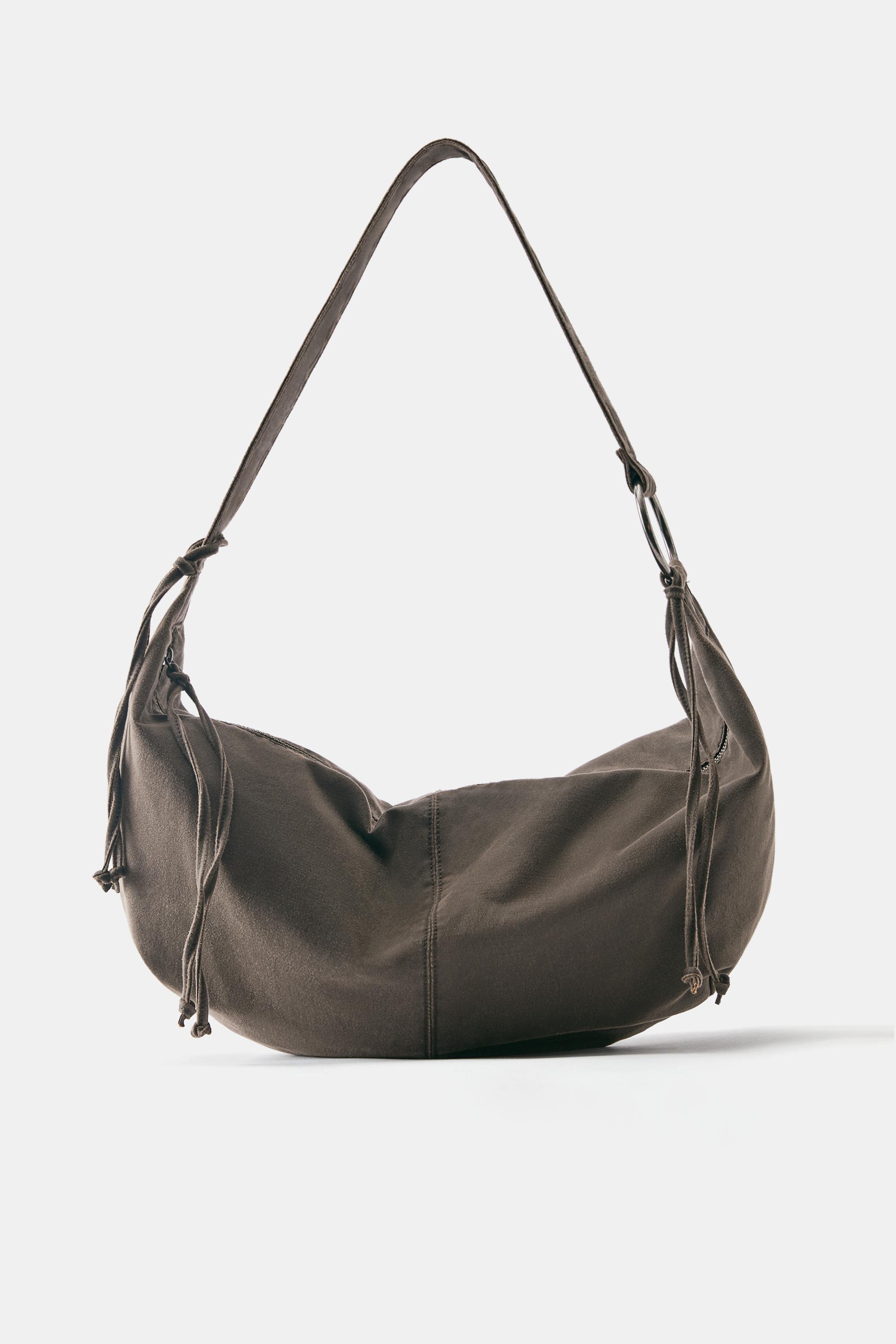 Crossbody bag with straps — Brown