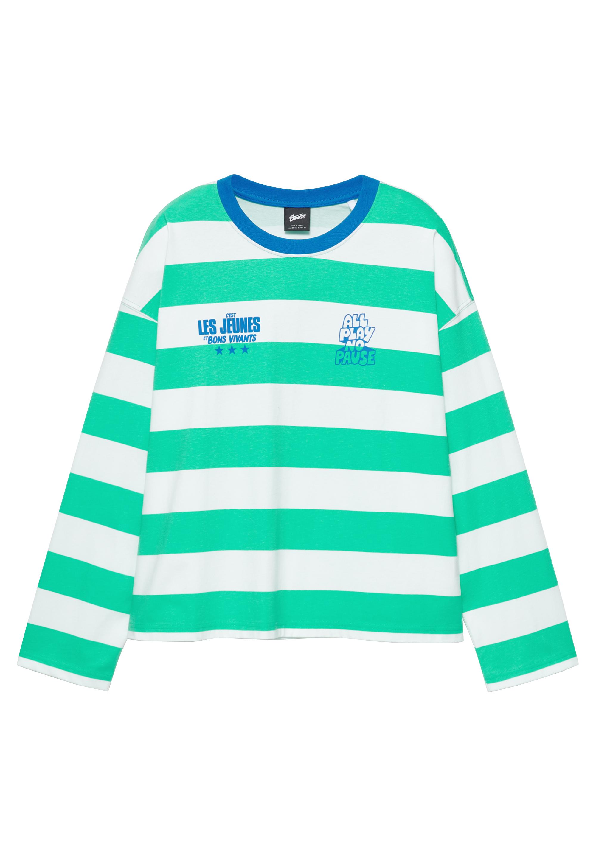 STWD striped T-shirt — Green