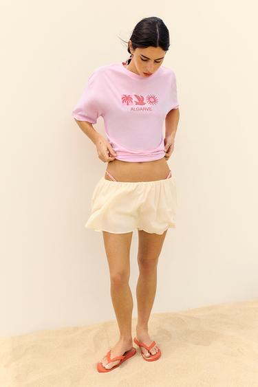 Algarve oversize graphic T-shirt — Pink 4