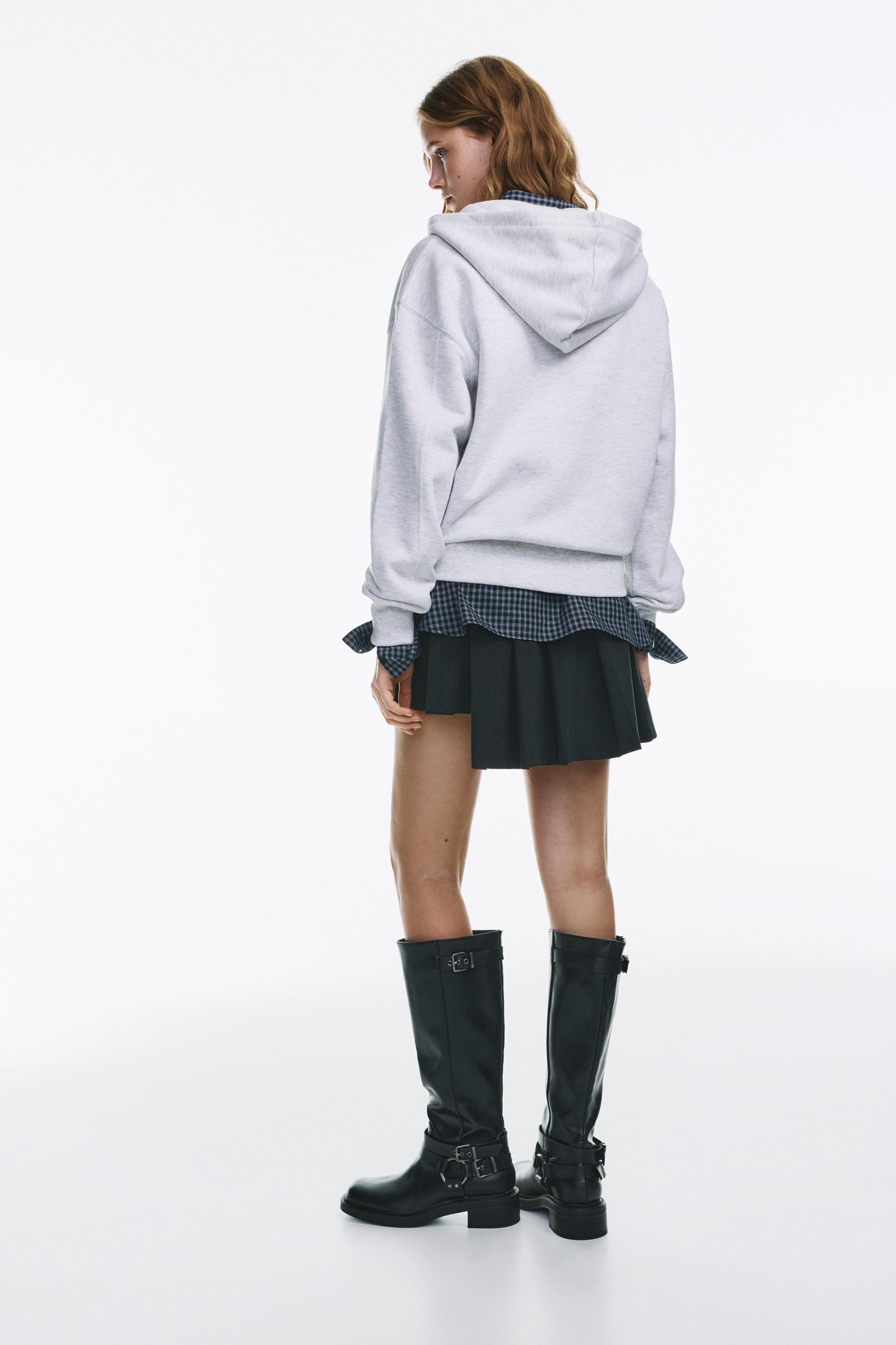 Fermuarlı kapüşonlu sweatshirt - Görsel 30