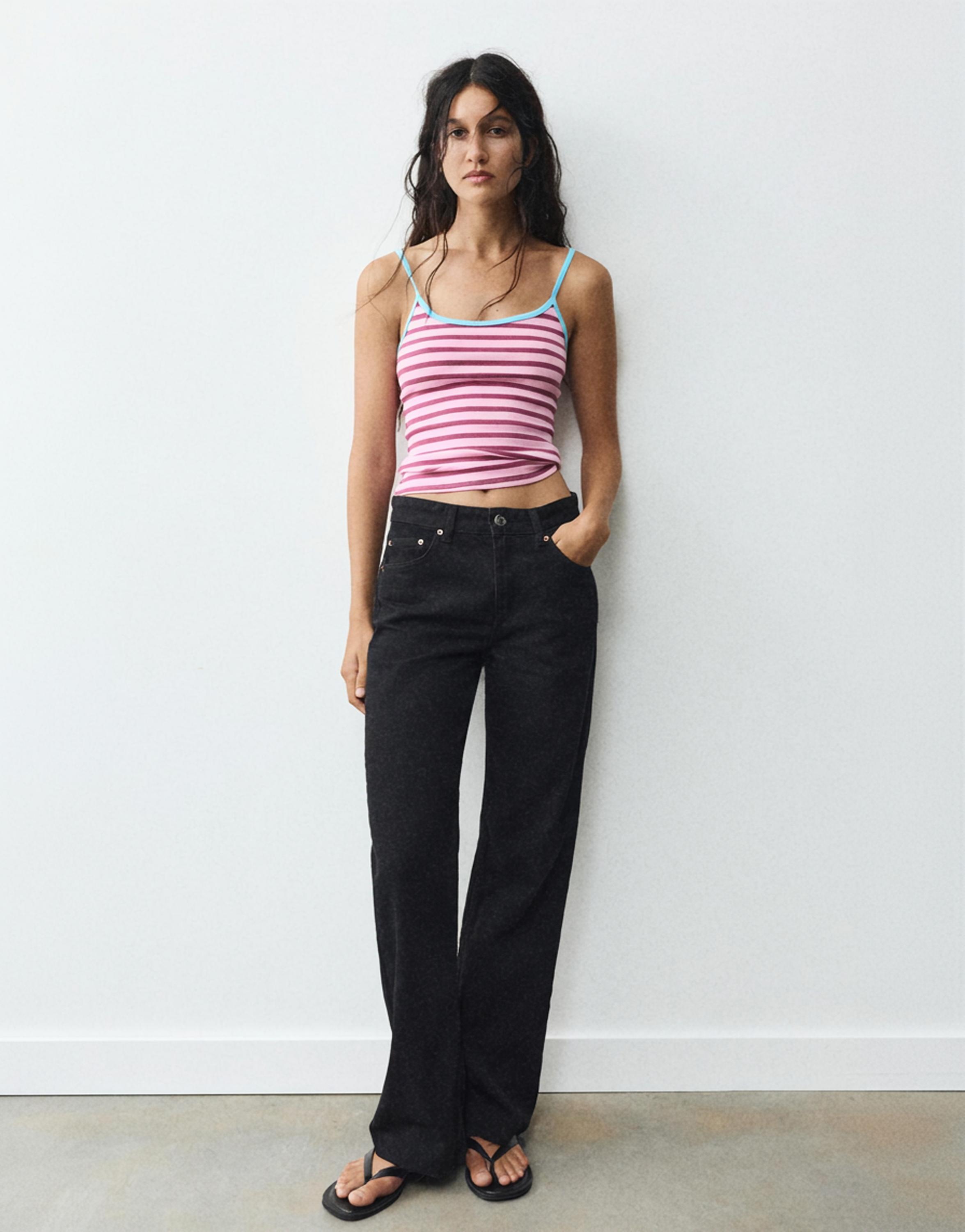 Thin strap top — Pink