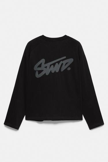 STWD long sleeve T-shirt — Black 7