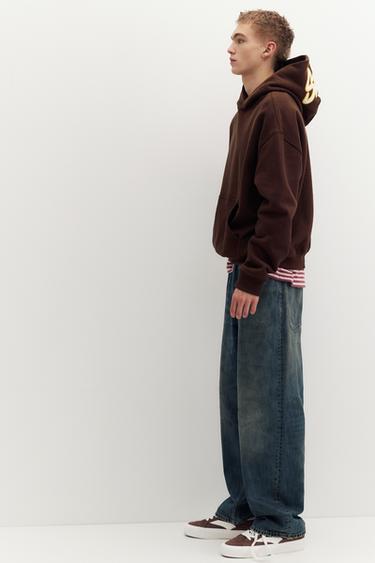 STWD hood sweatshirt — Brown 6