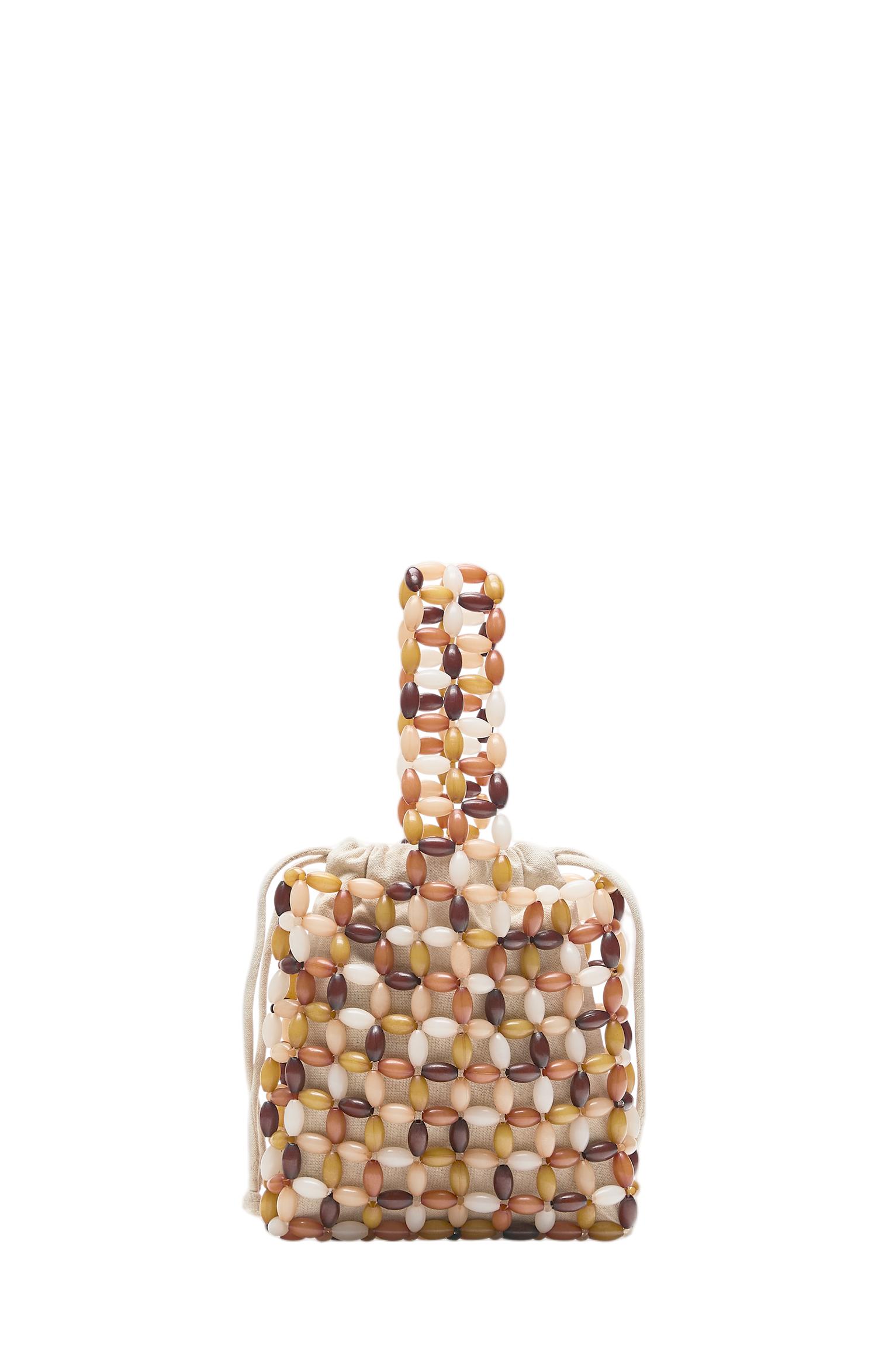 Boncuk detaylı el çantası - Görsel 21