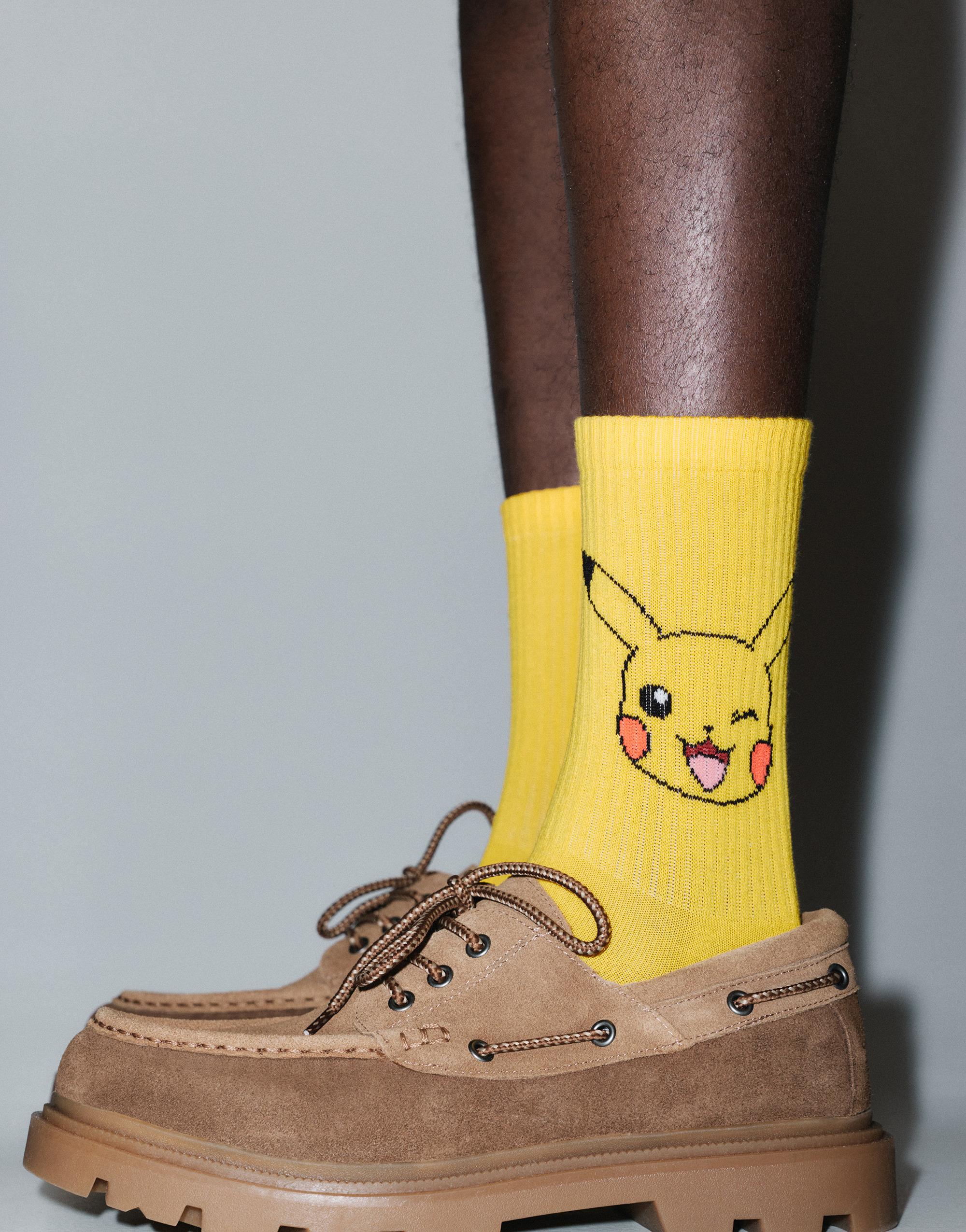 Pokémon Pikachu Socks — Yellow