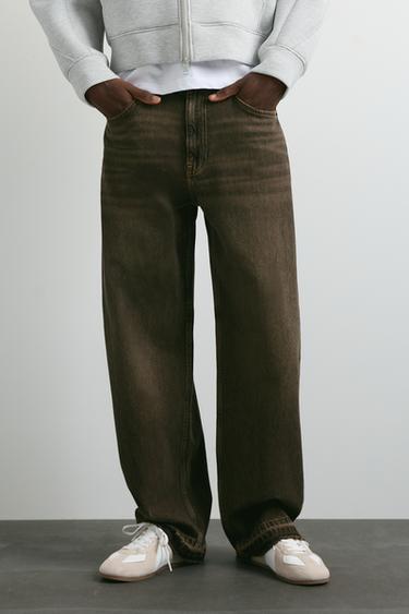 Wide-leg jeans — Brown 4