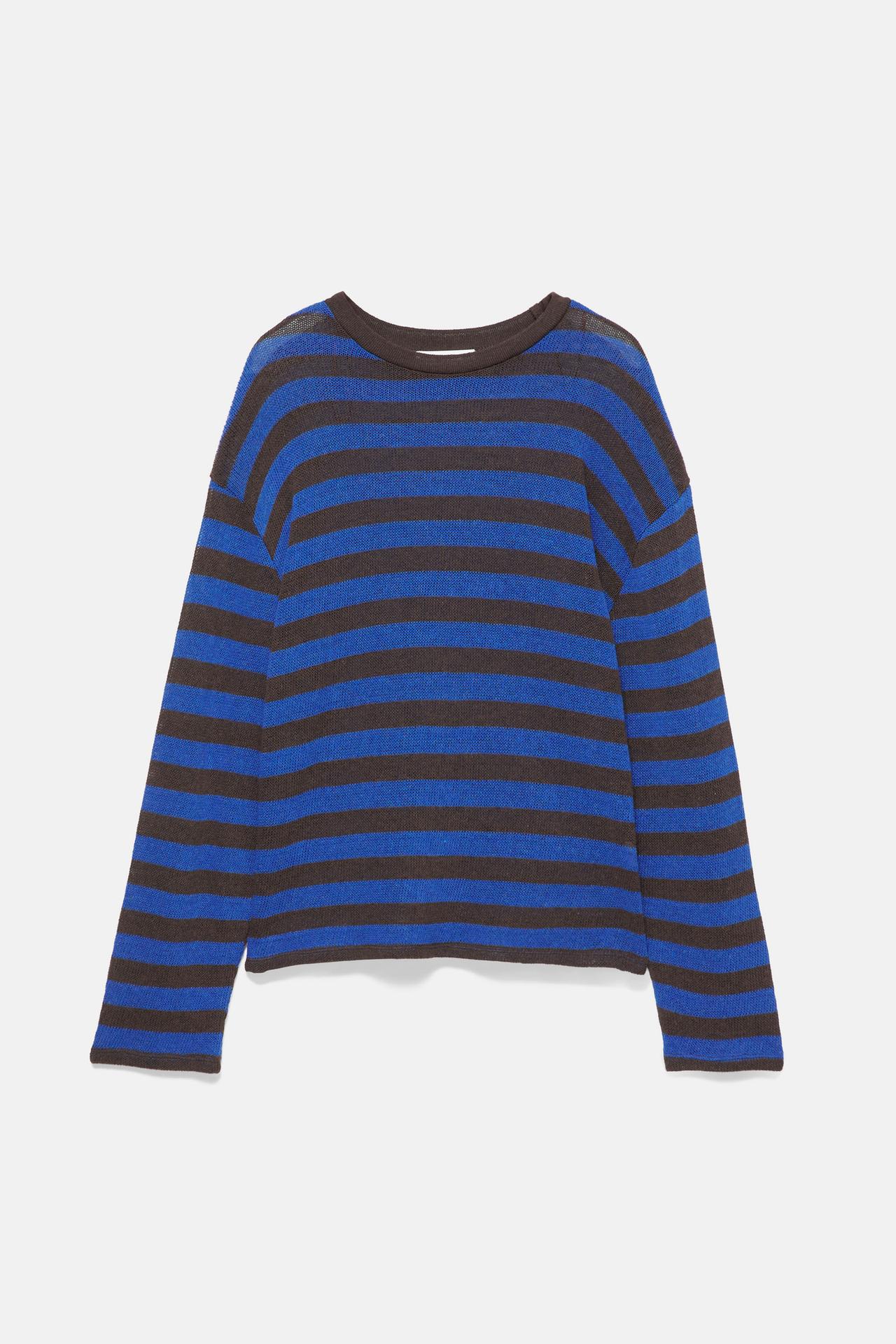 Striped knit T-shirt — Striped